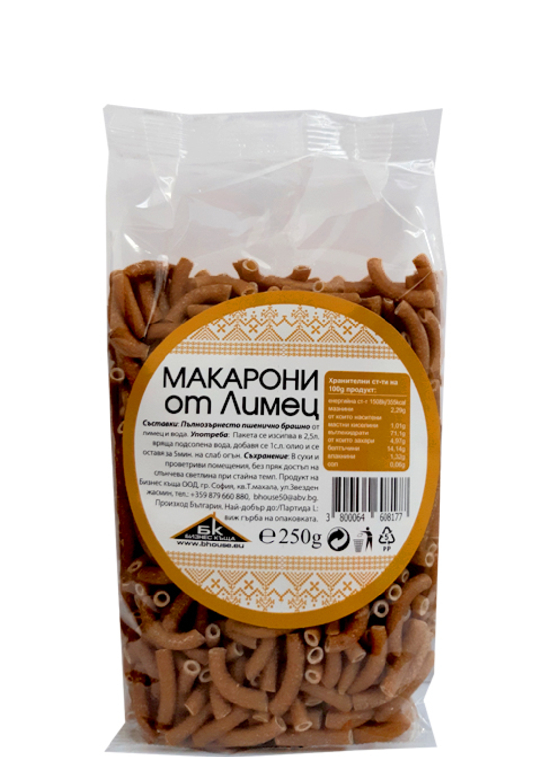 МАКАРОНИ ОТ ЛИМЕЦ 250ГР