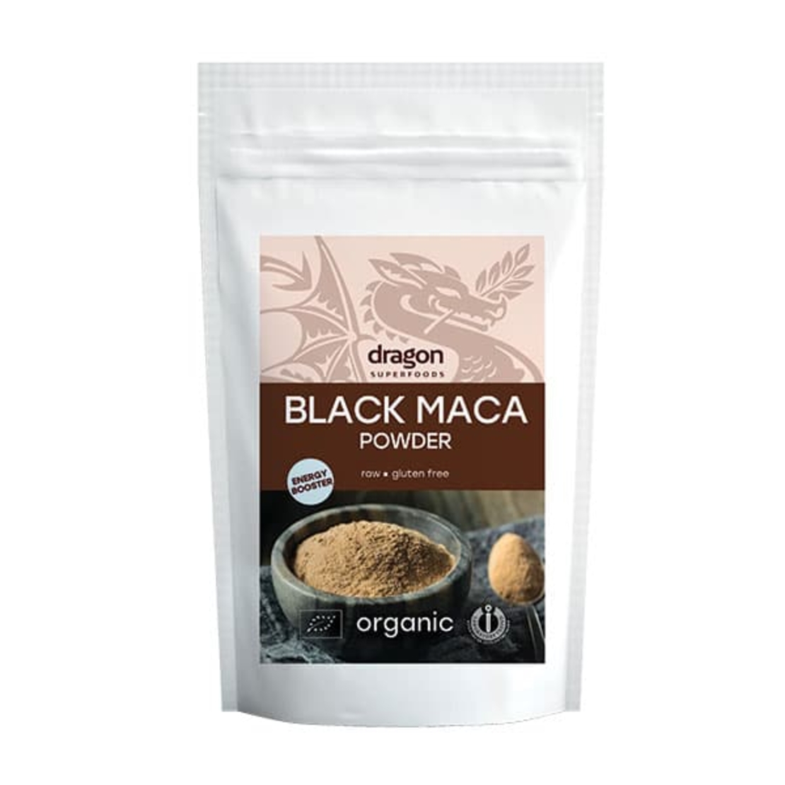Био Мака Черна на прах, 100g/Dragon Superfoods