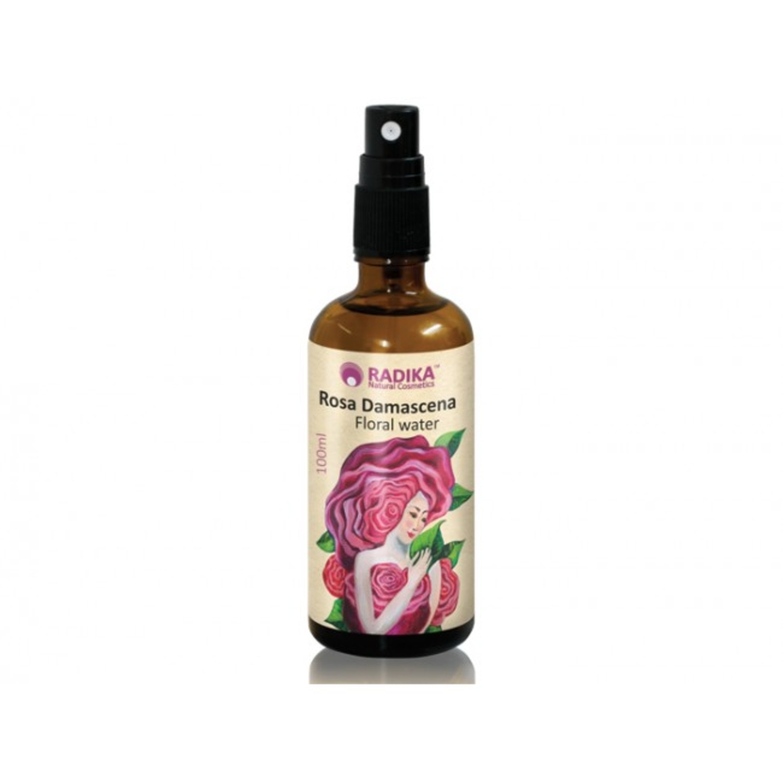 Био флорална вода от българска роза Дамасцена 100 мл - Radika