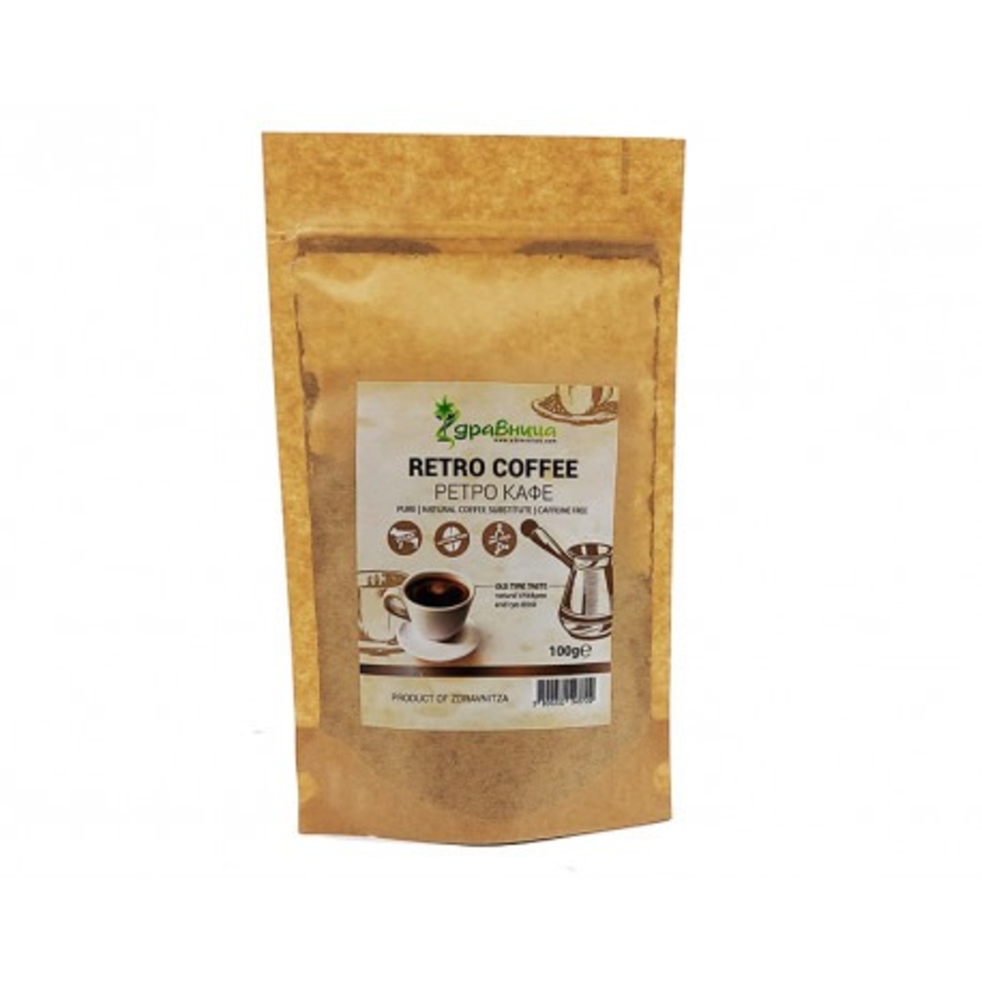 Ретро кафе, напитка от леблебия и ръж, Здравница, 100 гр.