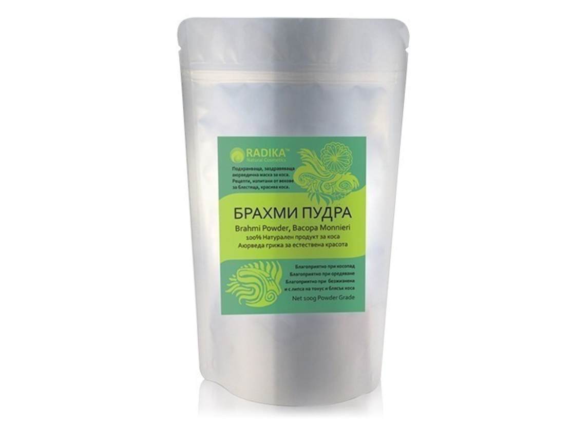 БРАХМИ на прах, 100 г Brahmi Powder Bacopa Monnieri