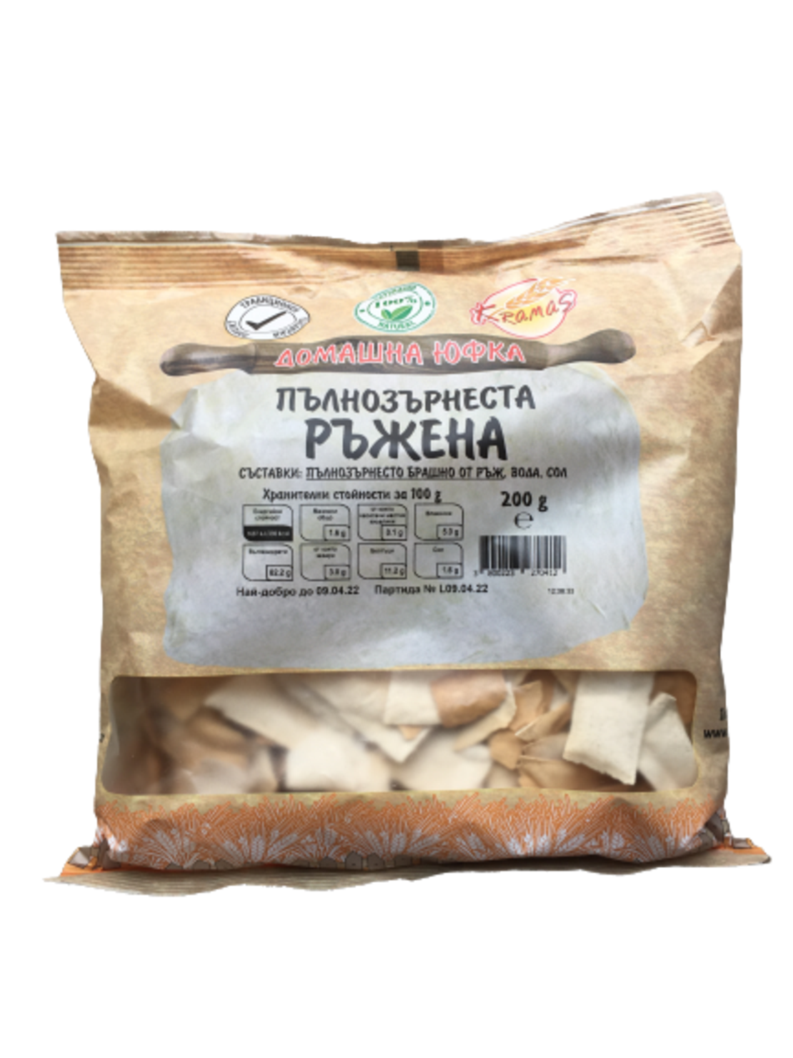 Домашна юфка ръжена - 200гр.