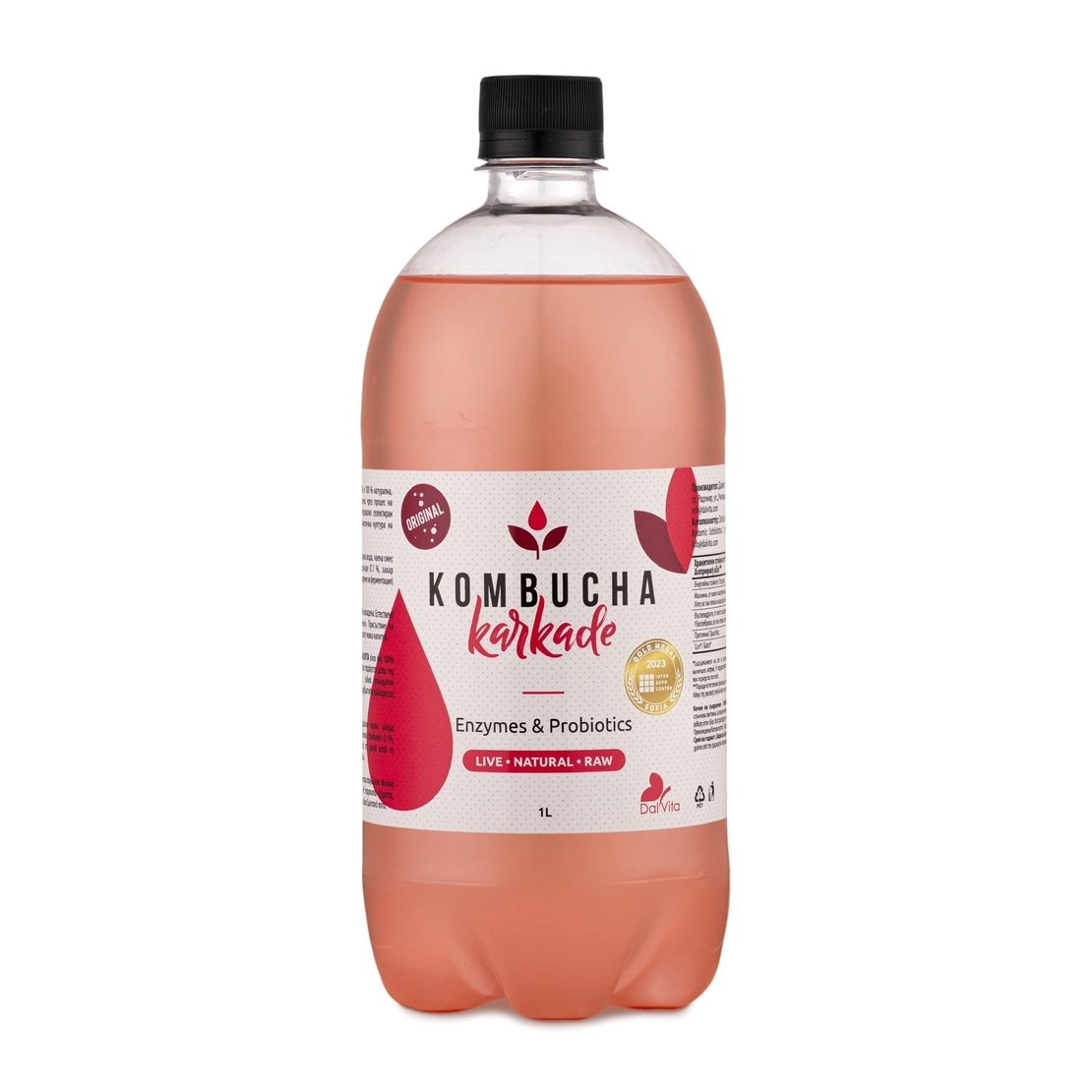 Комбуча Каркаде 1 л. DALVITA