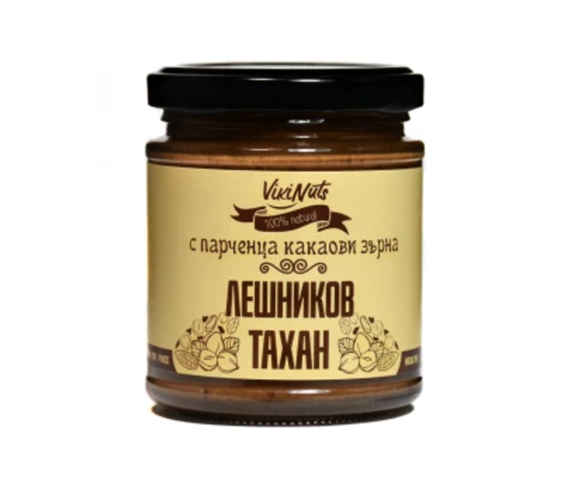Лешников тахан със сурови какаови зърна 170 гр. VIKI NUTS