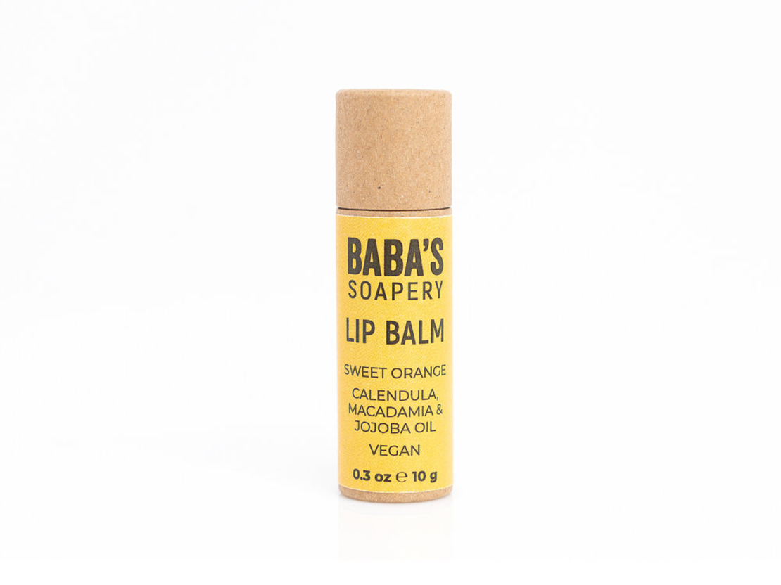 Балсам за устни със сладък портокал, 10 гр. BABA'S SOAPERY