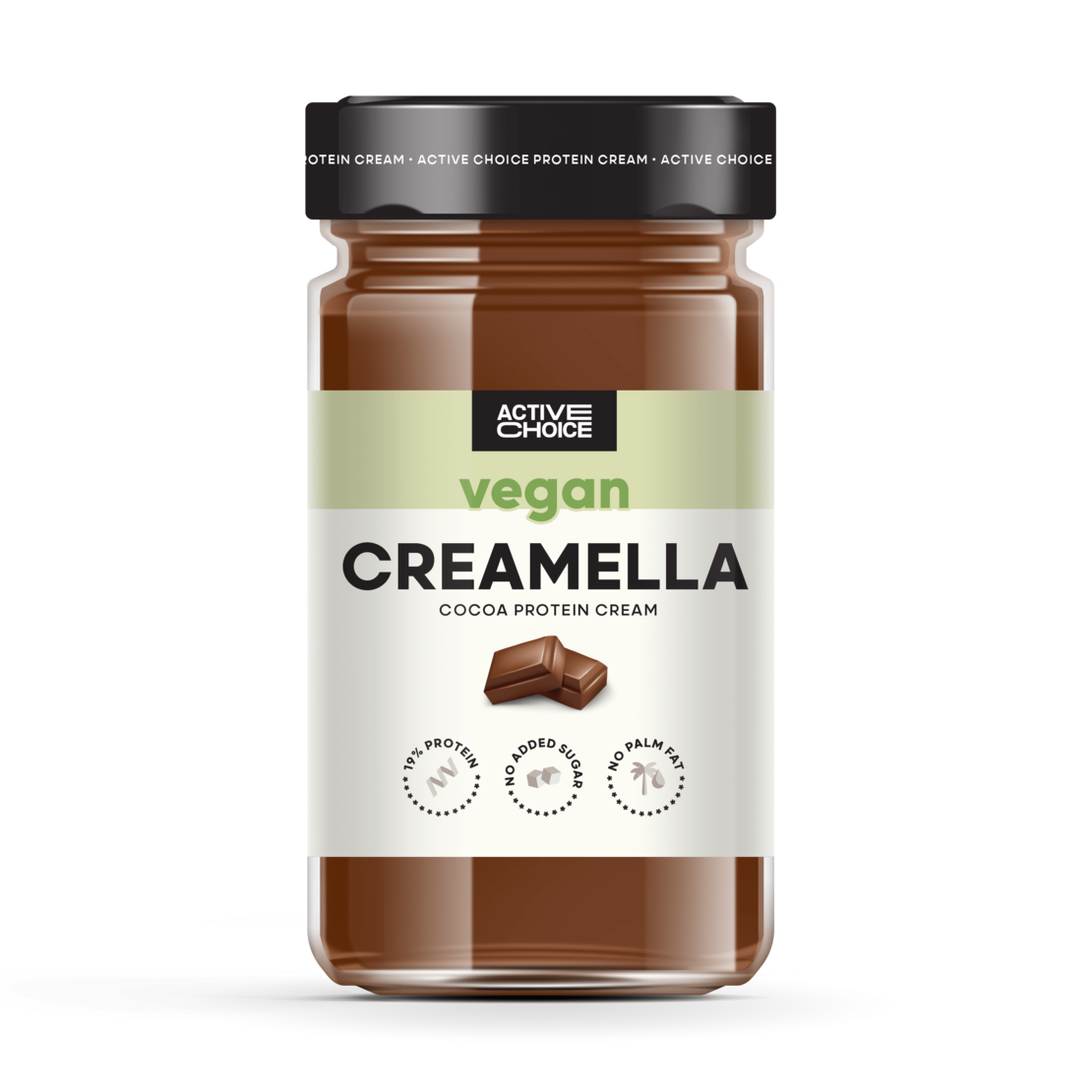 Протеинов крем CREAMELLA Vegan, 300 гр. ACTIVE CHOICE