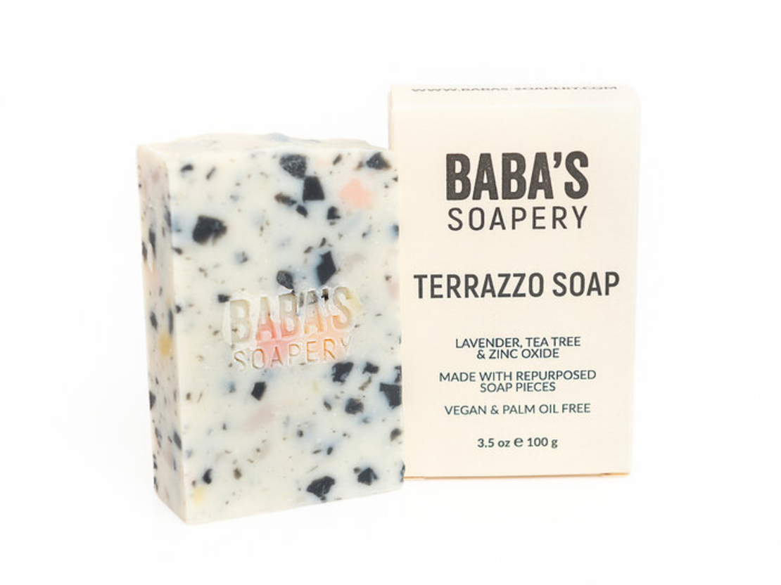 Сапун TERRAZZO с лавандула и чаено дърво 100 гр. Baba's Soapery