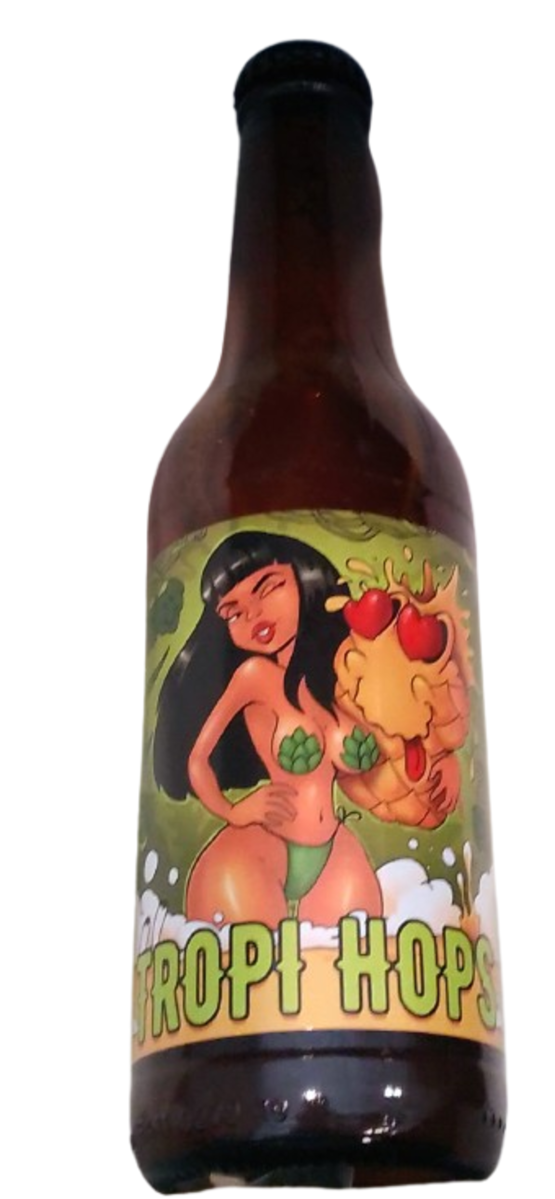 TROPI HOPS светъл ейл с ананас, 0,330 л. Трима и Двама