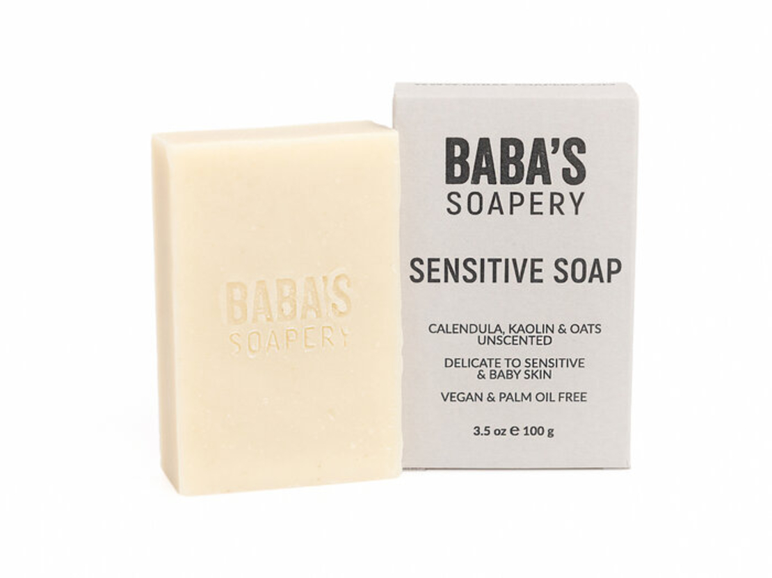 Сапун SENSITIVE с невен, овес и каолин 100 гр. BABA's SOAPERY