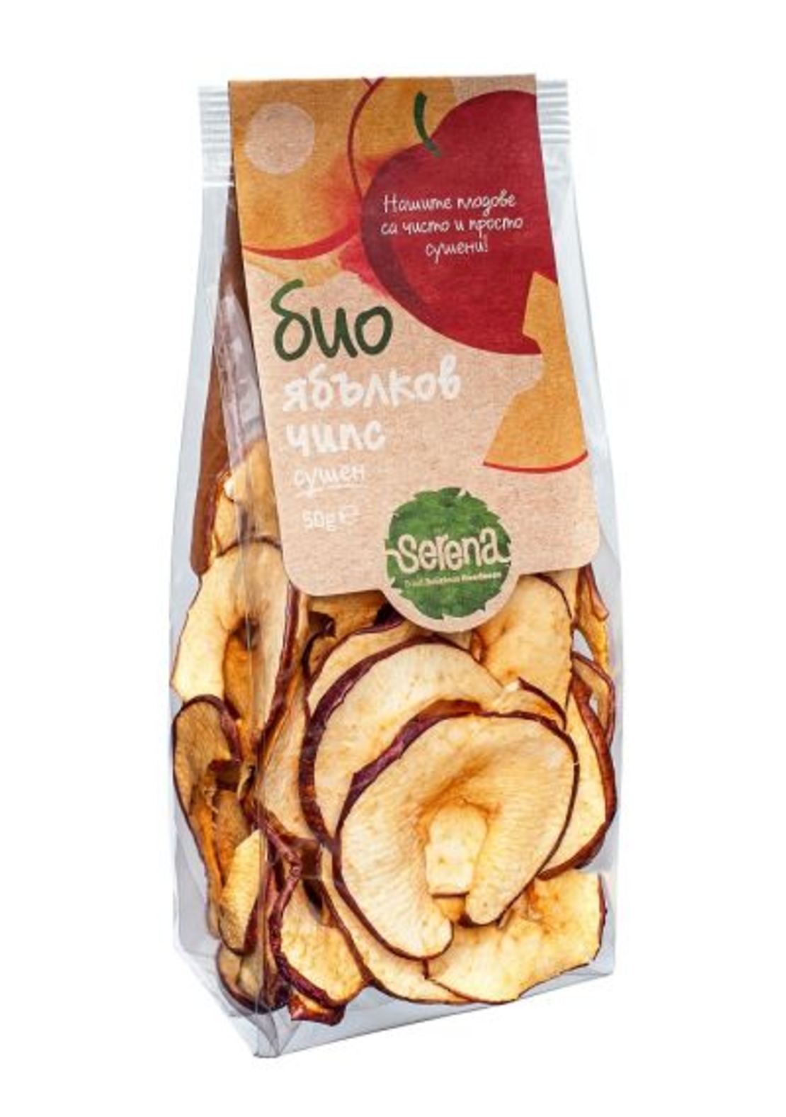 Ябълки чипс сушени 50 гр. SERENA