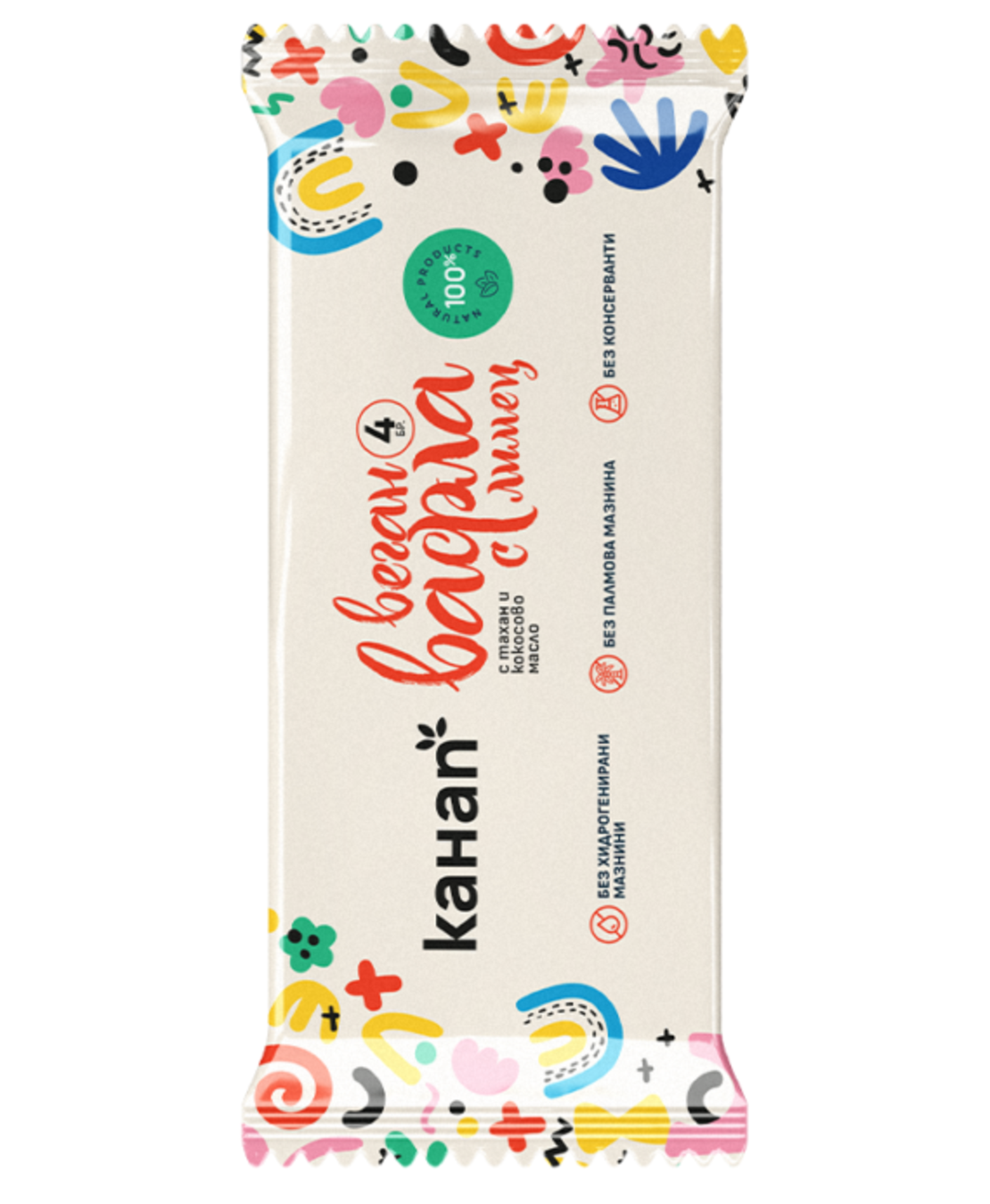 Веган вафла с лимец Х 4 бр. 160 гр КАНАП