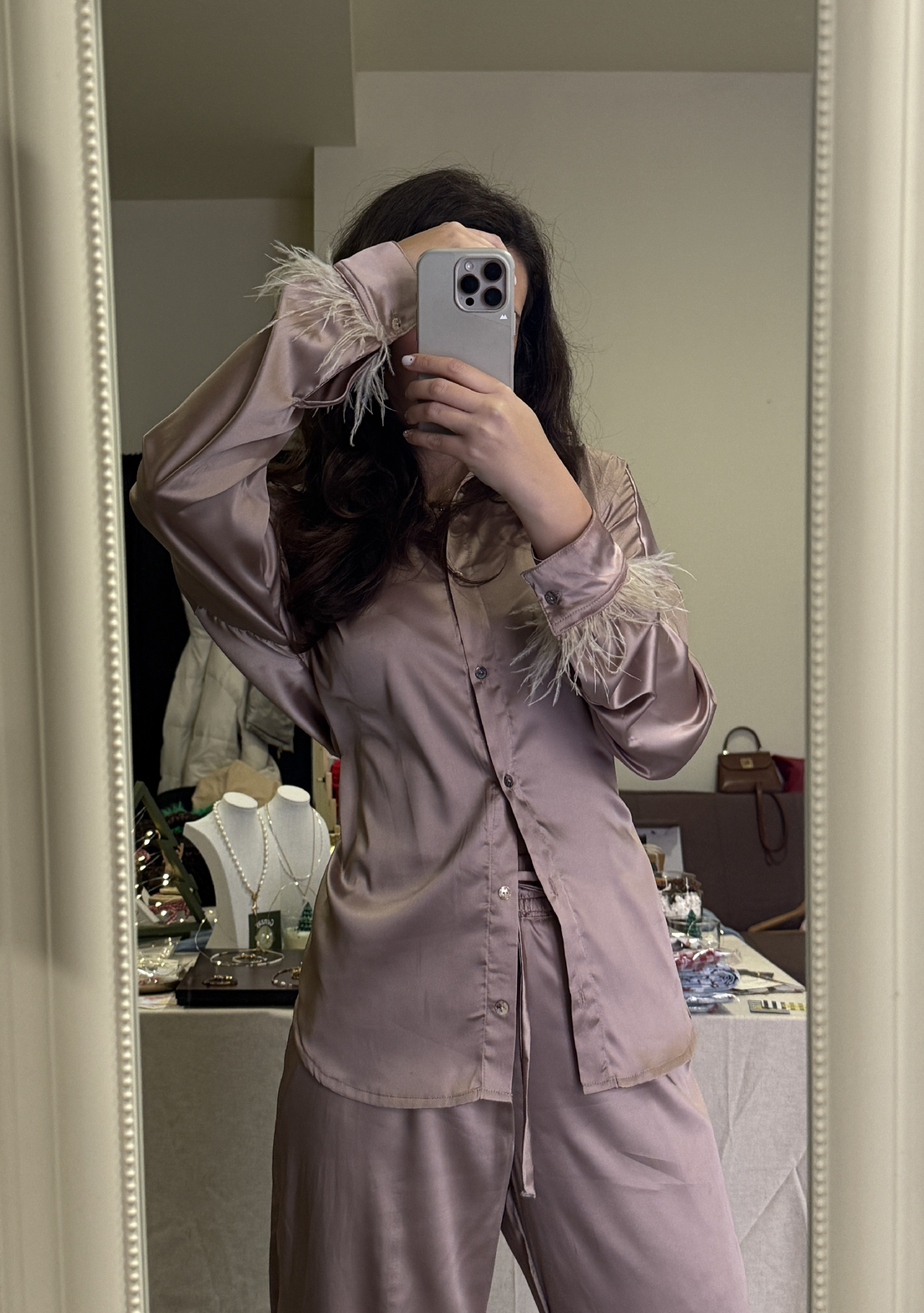 Розова риза TIFFANY