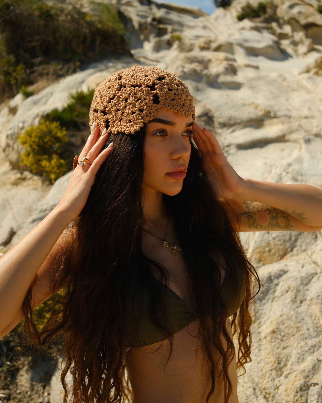 Handmade Flower Hat