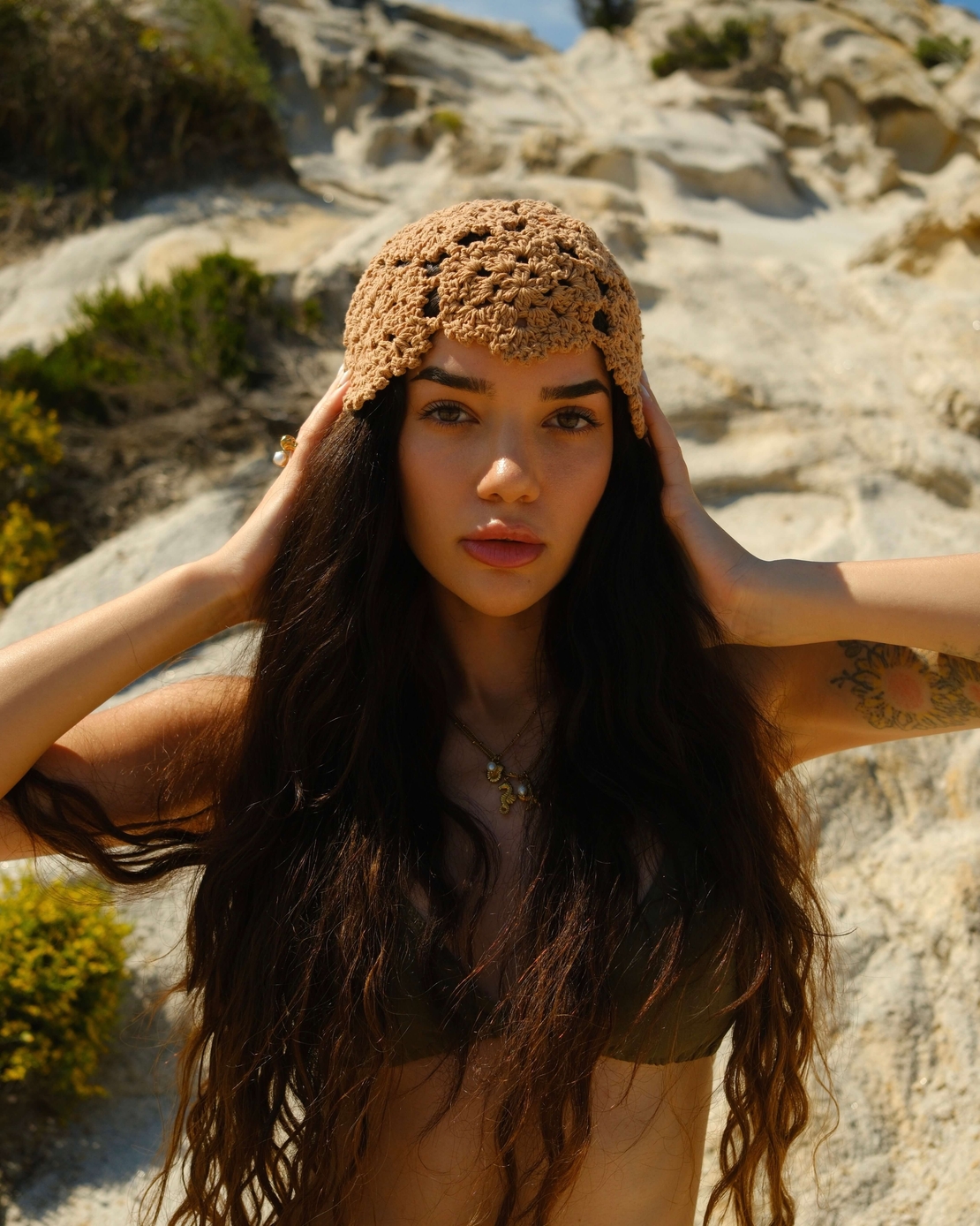 Handmade Flower Hat