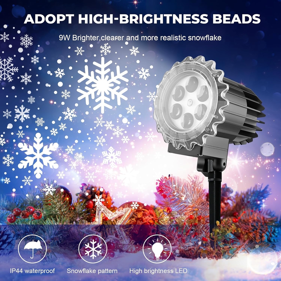 Snowflake Projector Lights