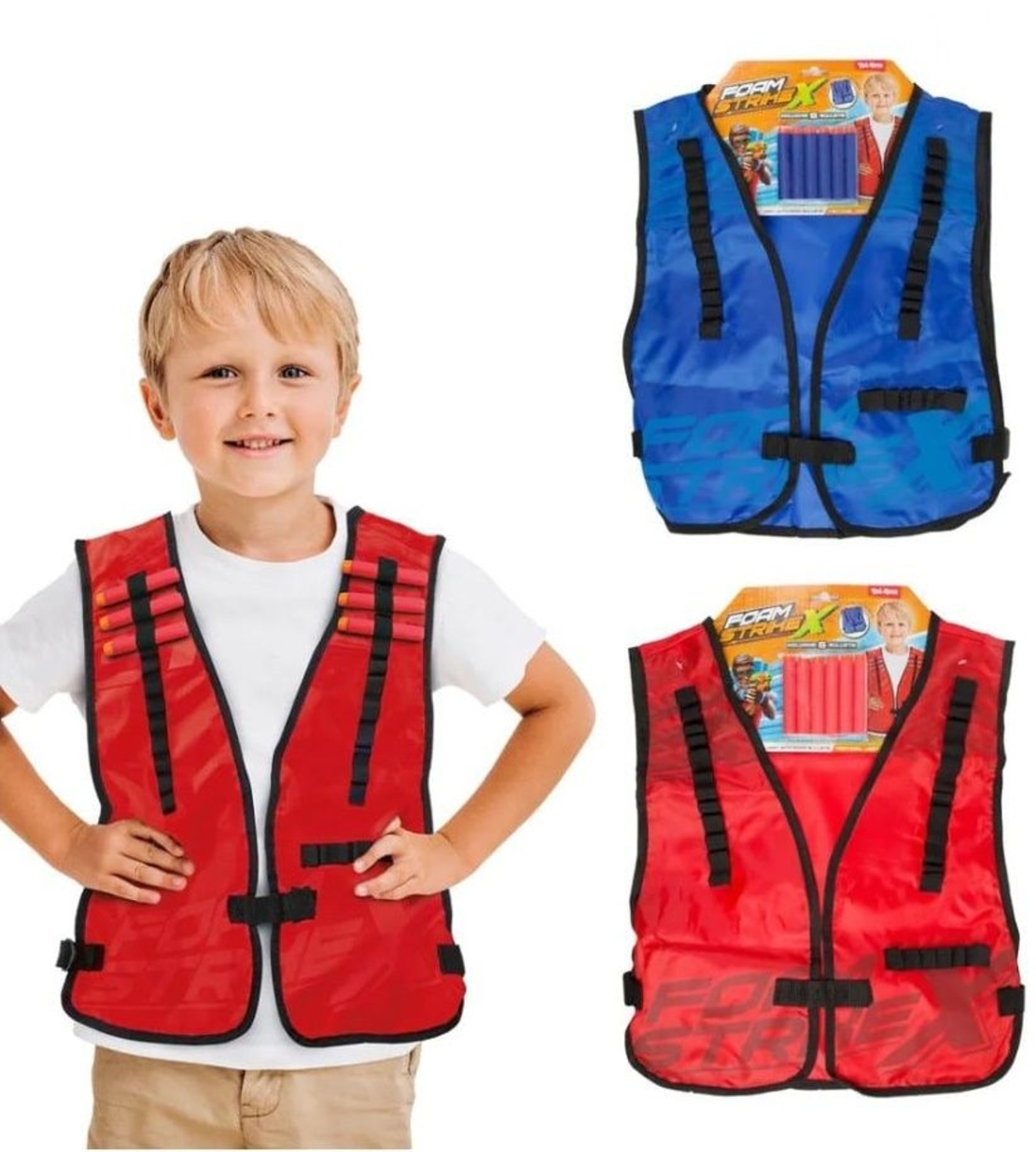 Детска жилетка с меки стрели Toi Toys - Foam Strikex, асортимент