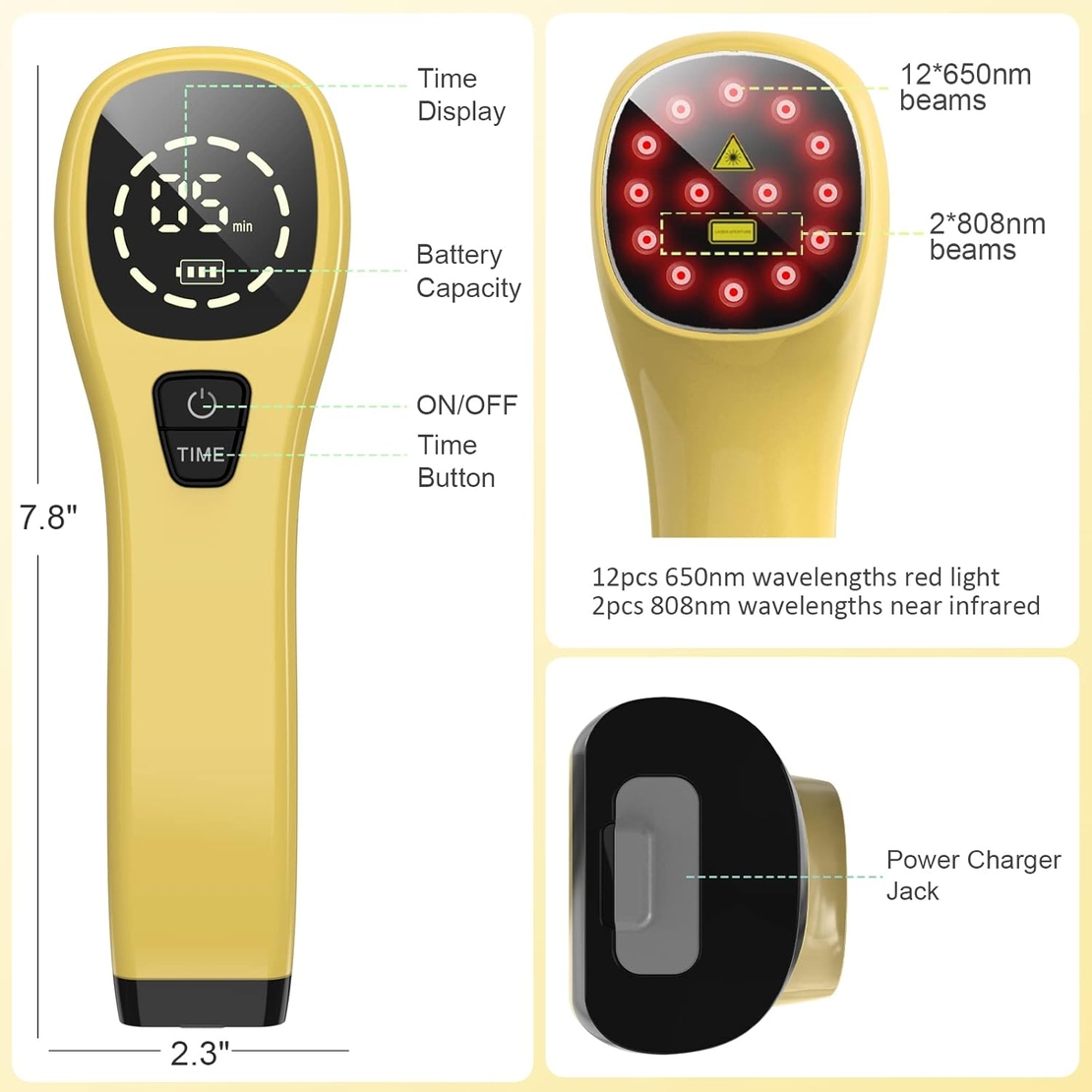 Pet red light therapy device