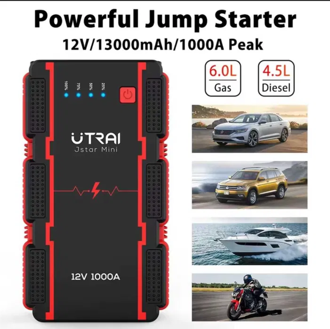 Utrai jump starter booster