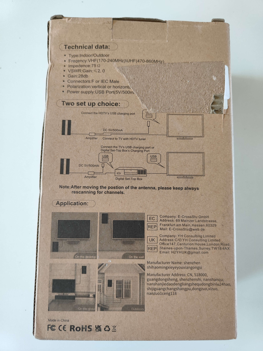 HDTV ANTENNA HD001