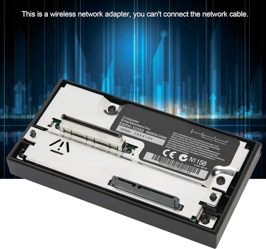 Interface Network Adapter, SCPH‑10350 Portable Network Adapter for PS2 Fat Game Console Socket HDD