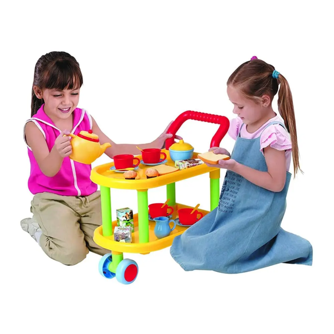 PlayGo 23-piece Tea Time Trolley Set