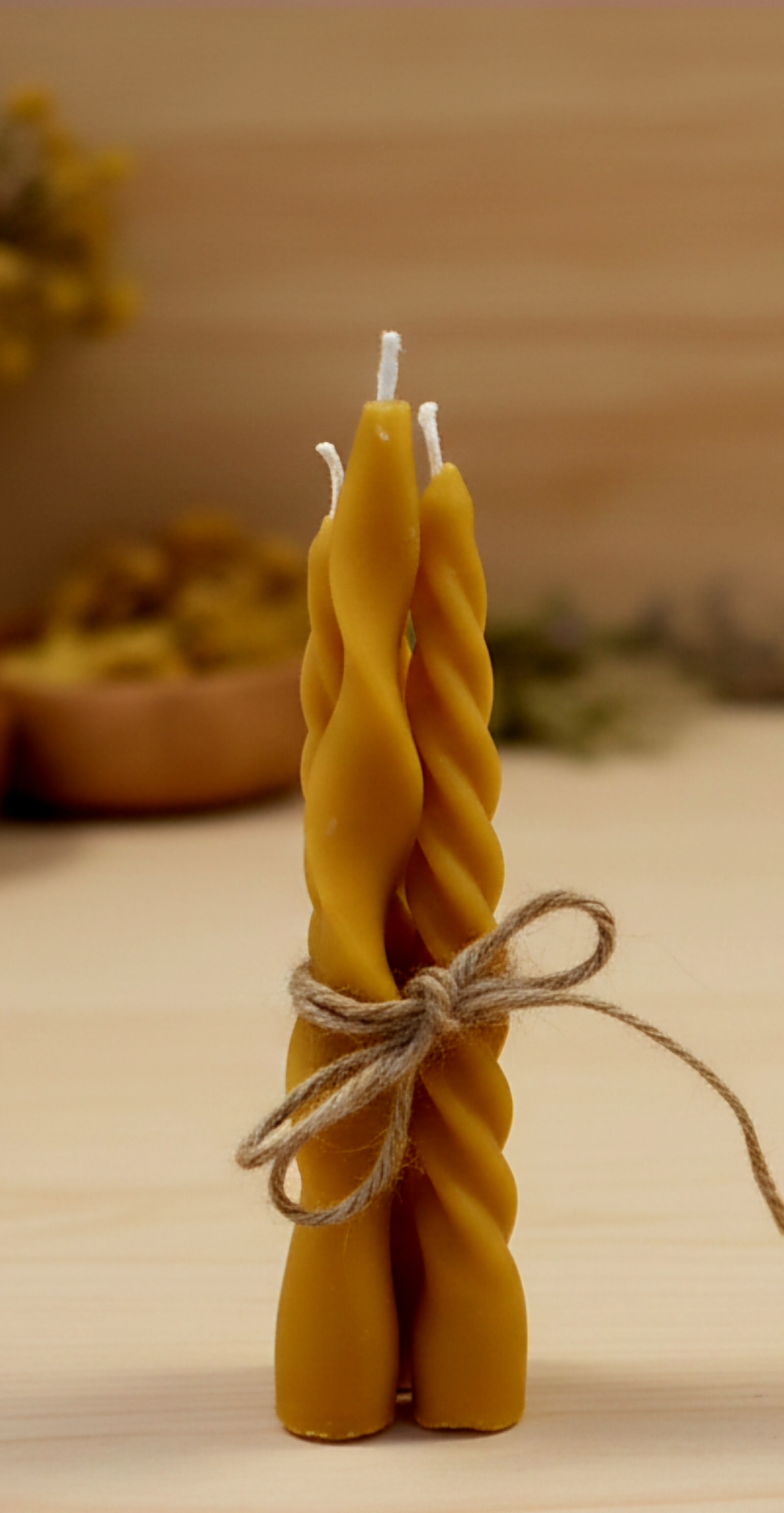 Комплект от 3 броя свещи „Спирална хармония“ – Класика и стил