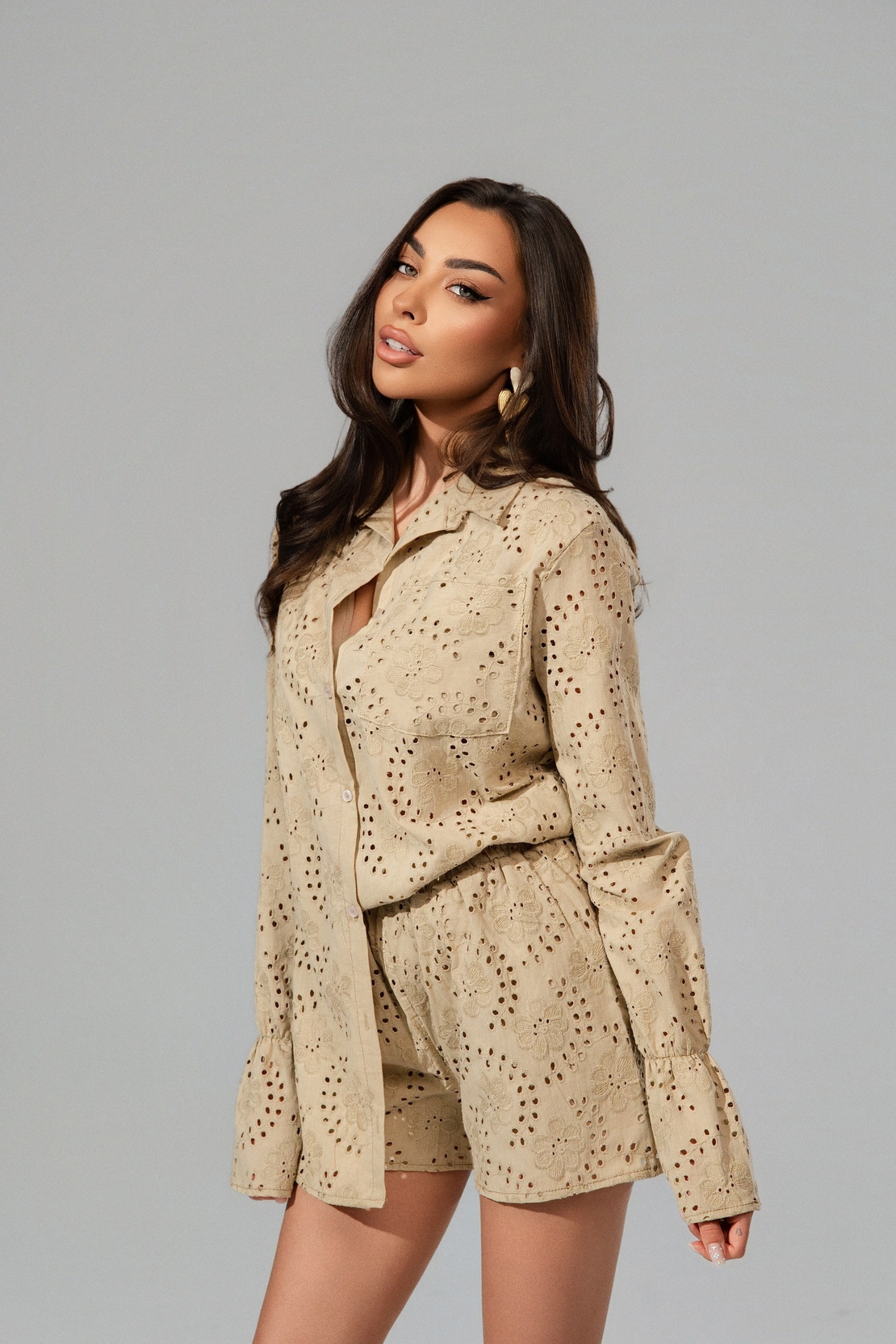 Комлект Nude Broderie Shirt