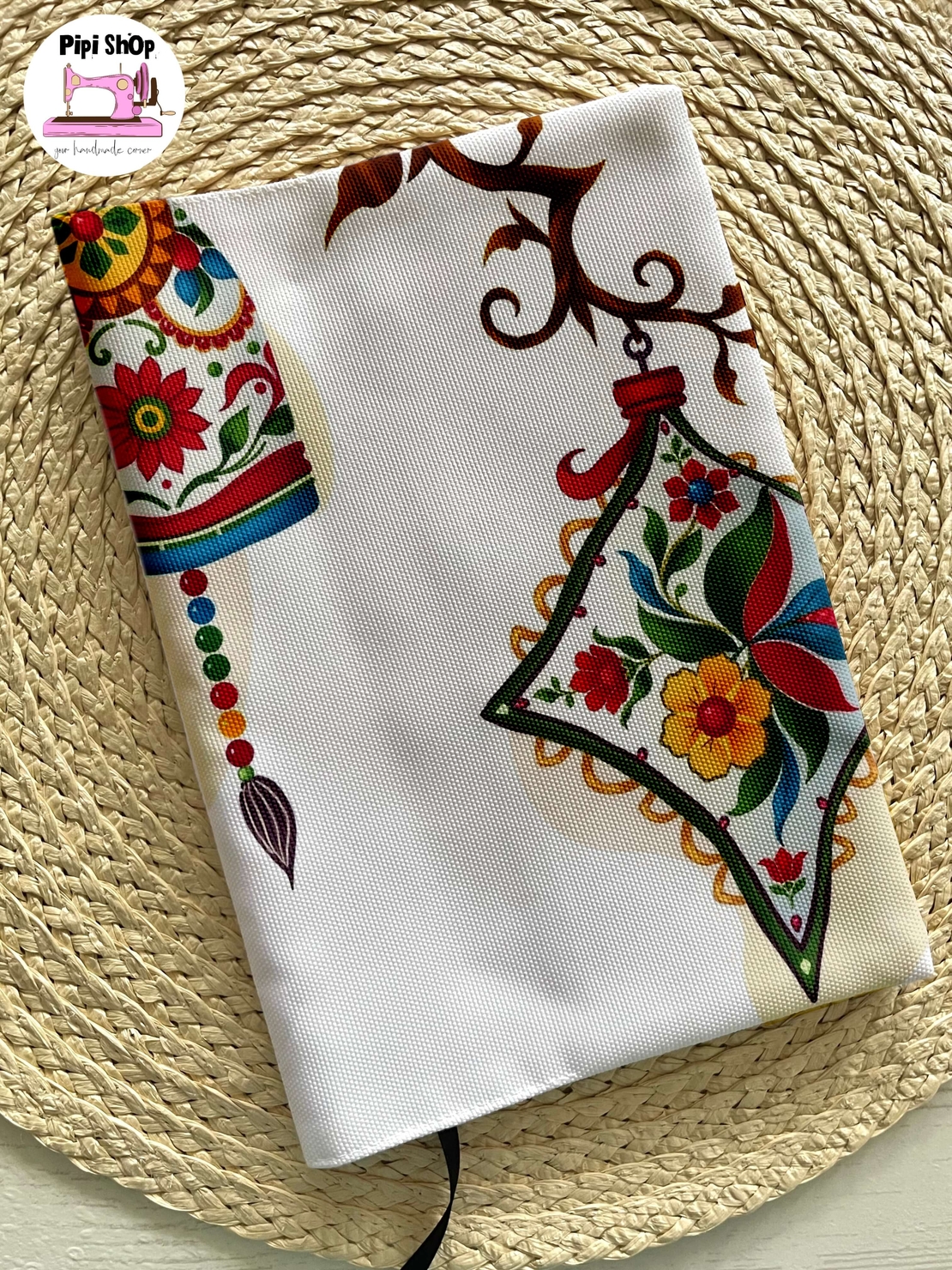 Подвързия за книга с българска шевица с персонализация | Хендмейд уют и стил