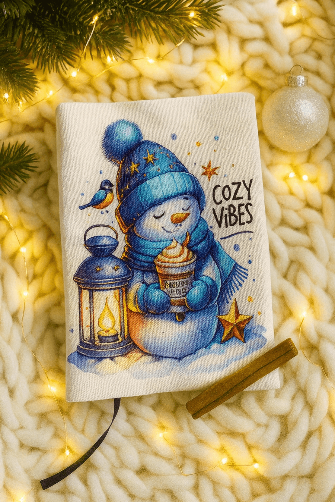 Коледна подвързия за книга с възможност за персонализация