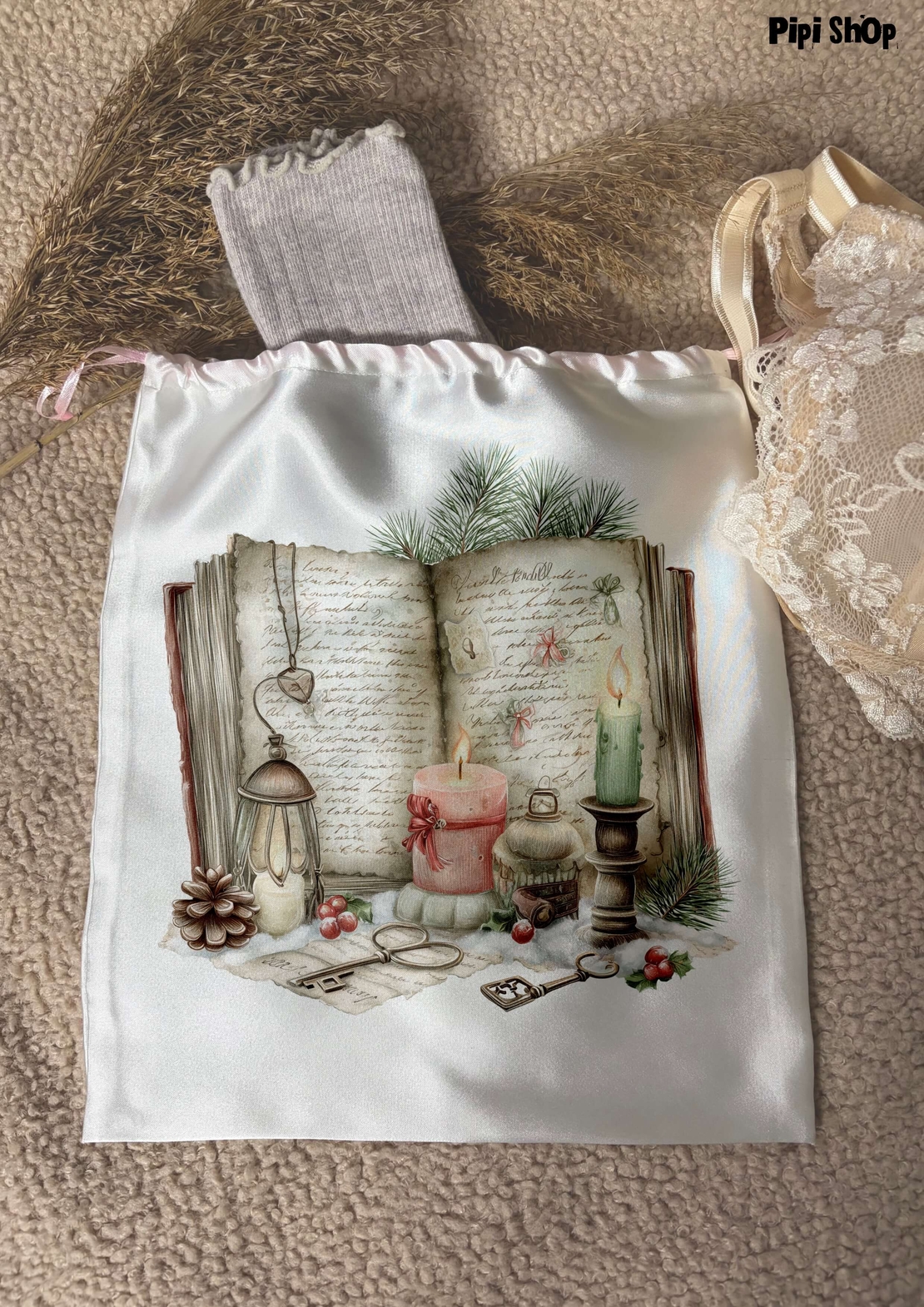 Сатенена торбичка 