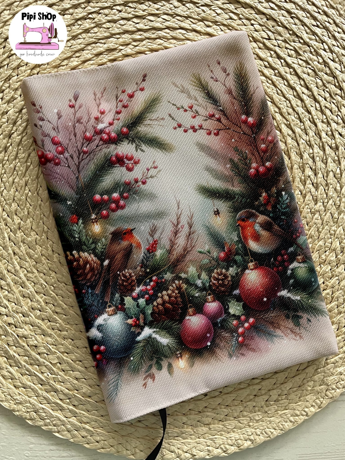 Коледна подвързия за книга с възможност за персонализация