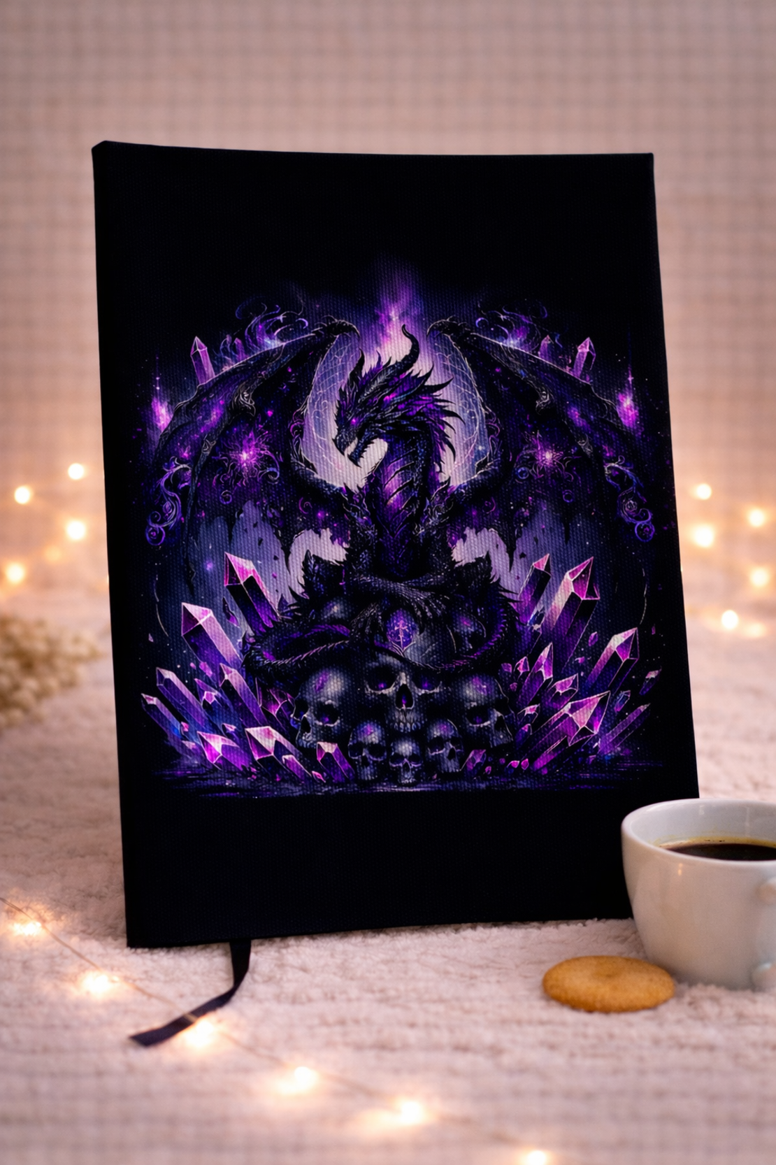 Подвързия за книга с дракон  | Хендмейд уют и стил