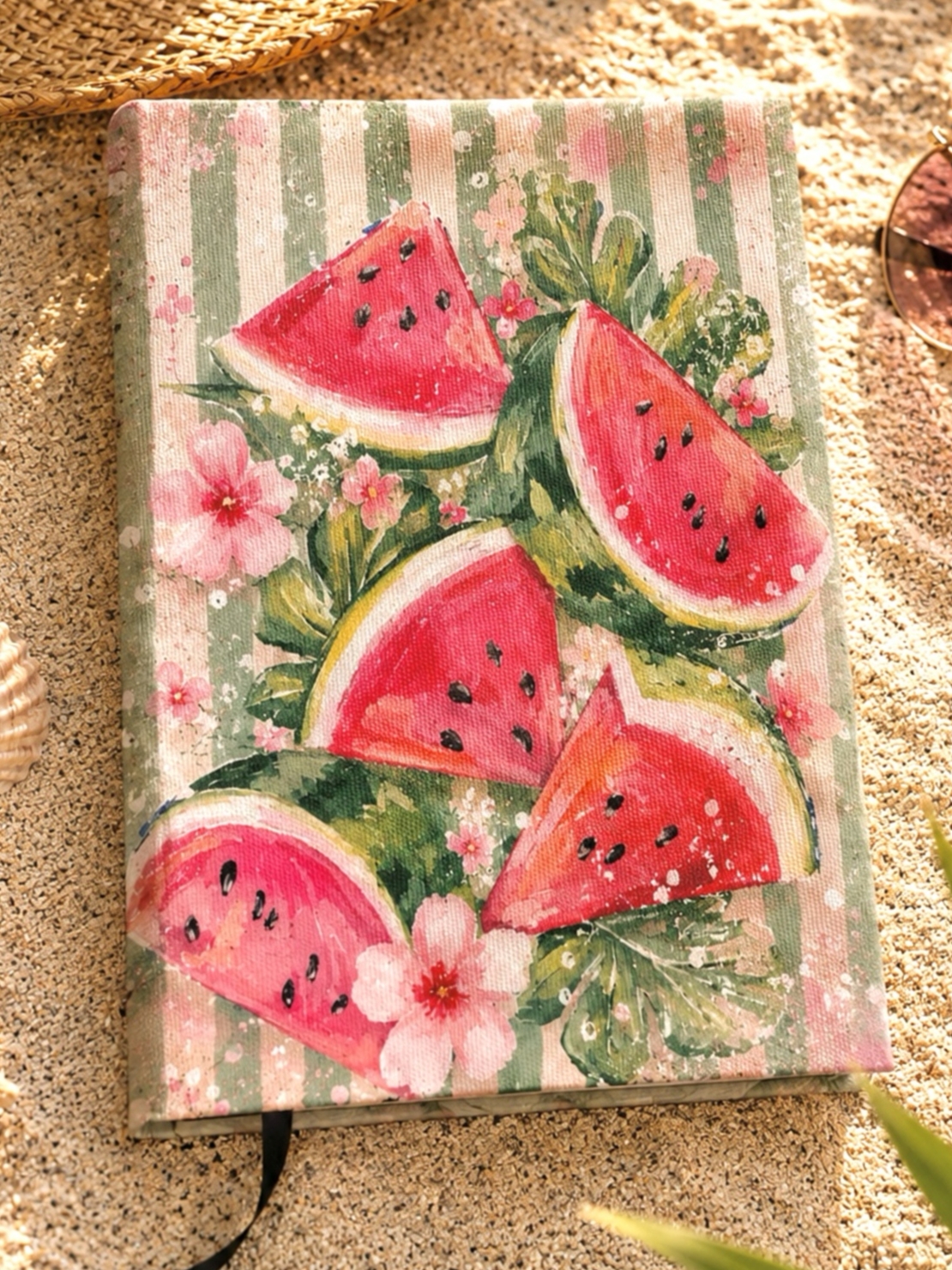 Подвързия за книга цветя и книги 