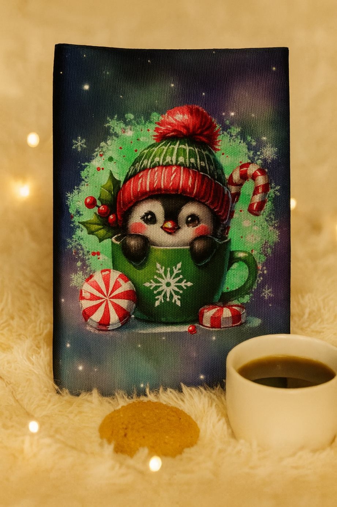 Коледна подвързия за книга с възможност за персонализация