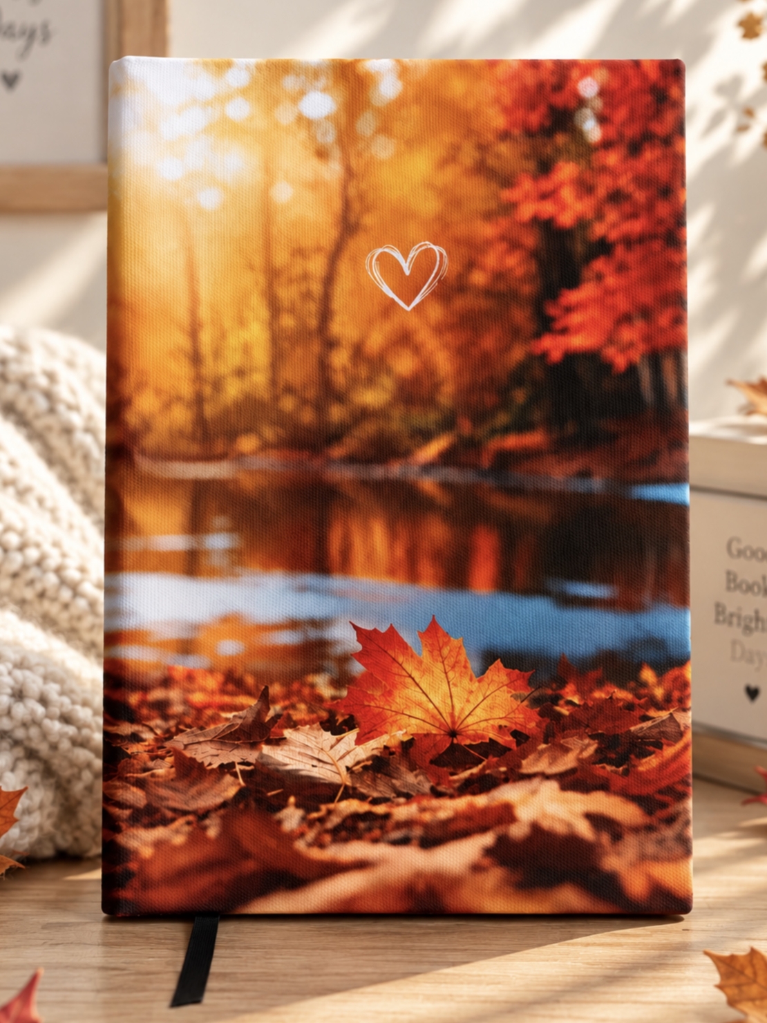 Подвързия за книга цветя и книги 