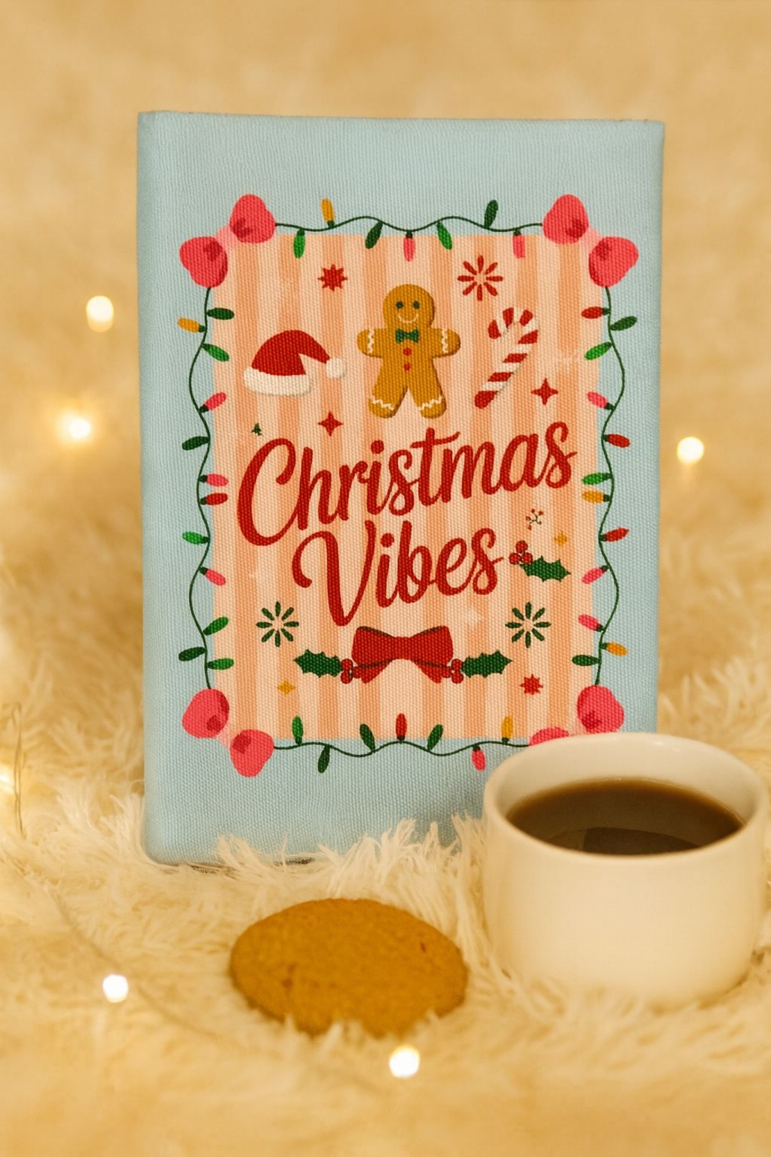 Коледна подвързия за книга с възможност за персонализация