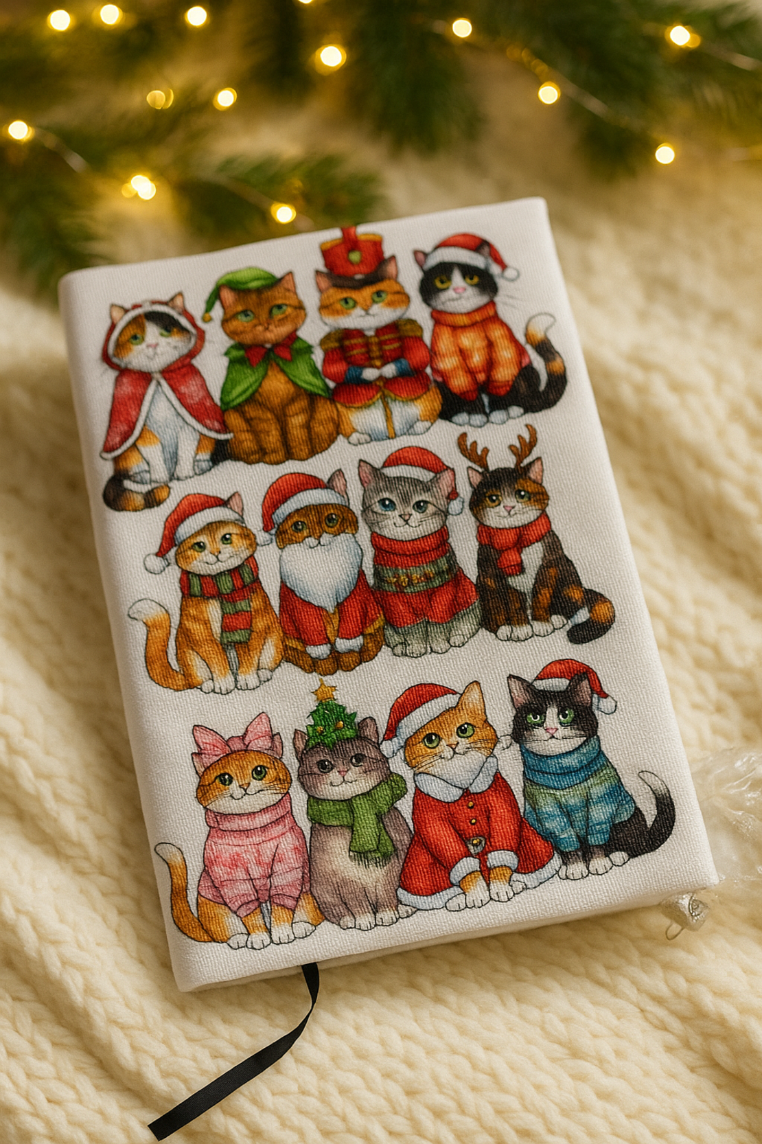 Коледна подвързия за книга с възможност за персонализация