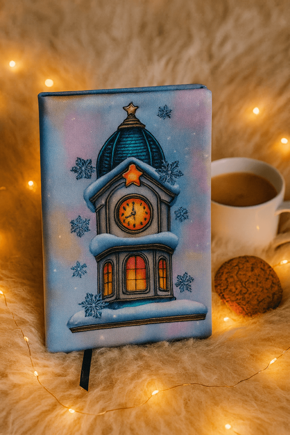 Коледна подвързия за книга с възможност за персонализация