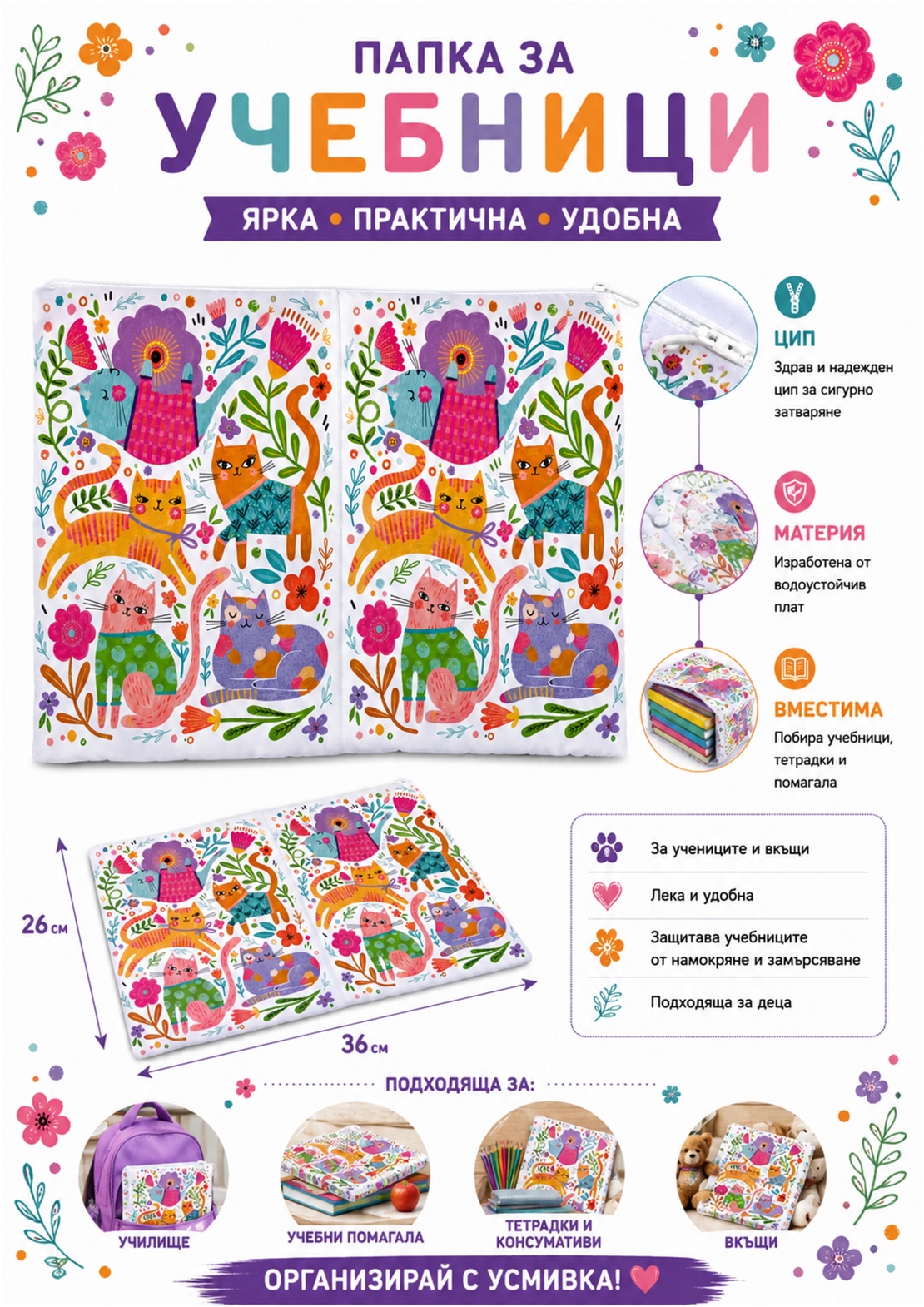 Папка за учебници/документи 