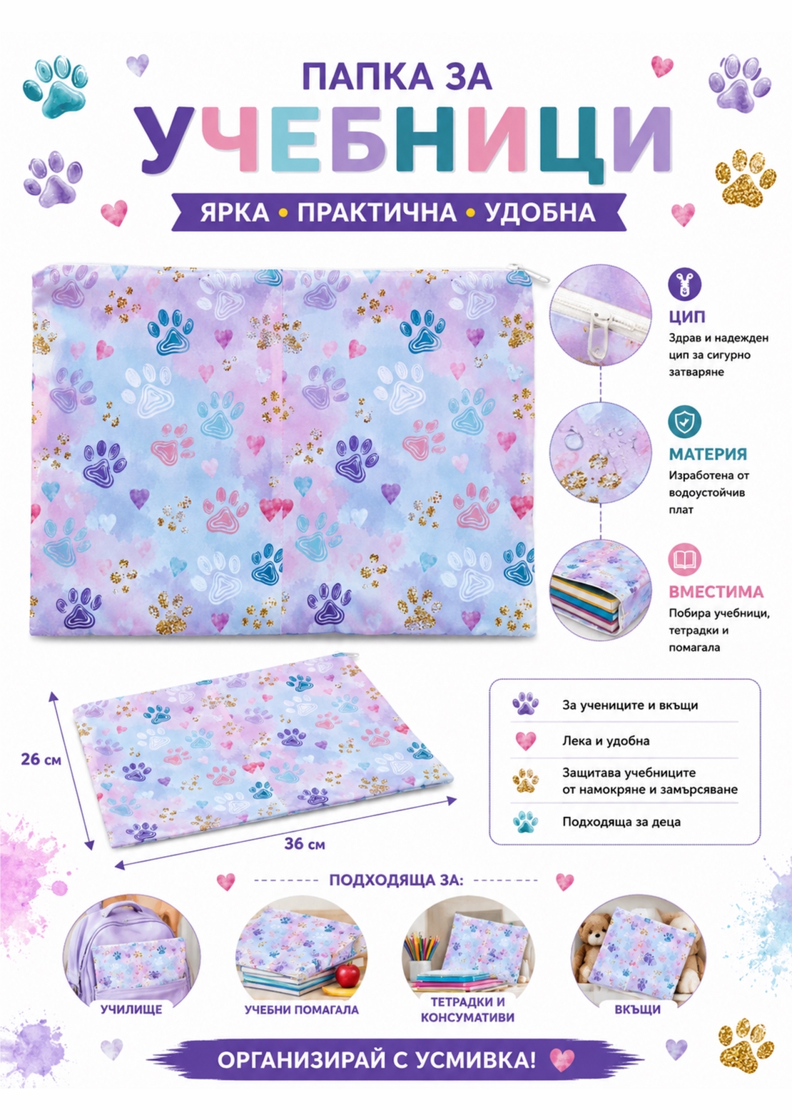 Папка за учебници/документи 