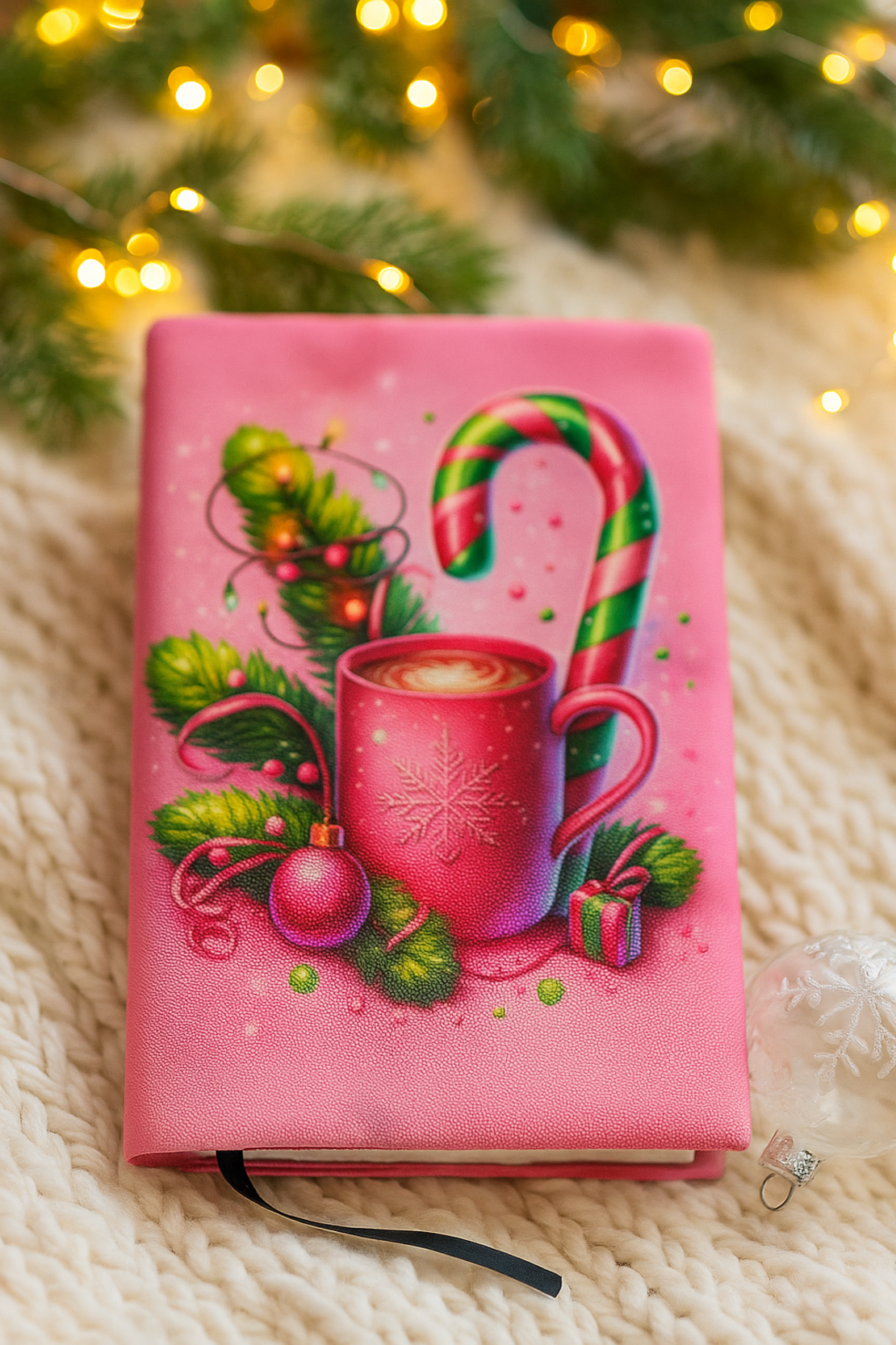 Коледна подвързия за книга с възможност за персонализация