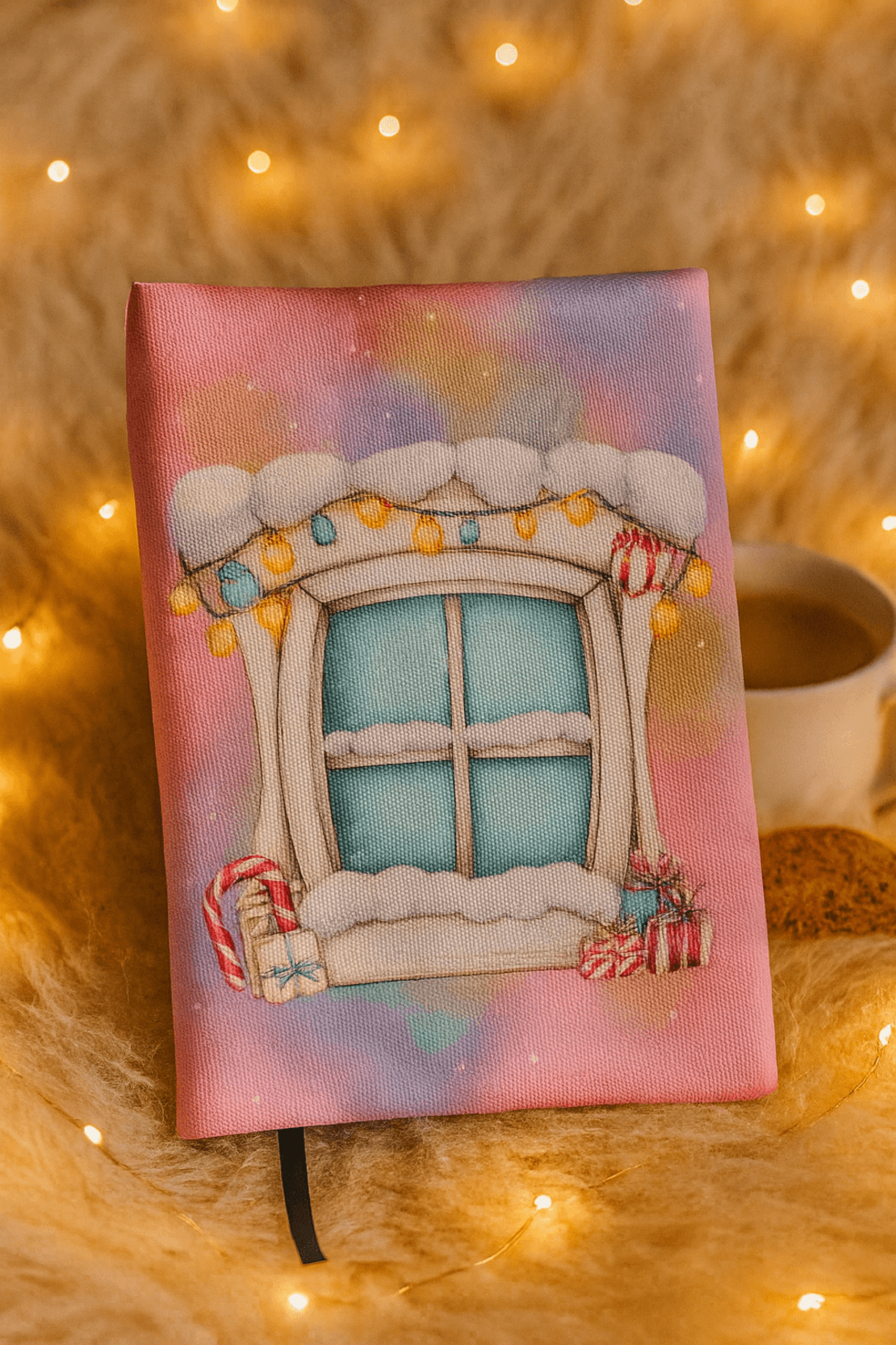 Коледна подвързия за книга с възможност за персонализация