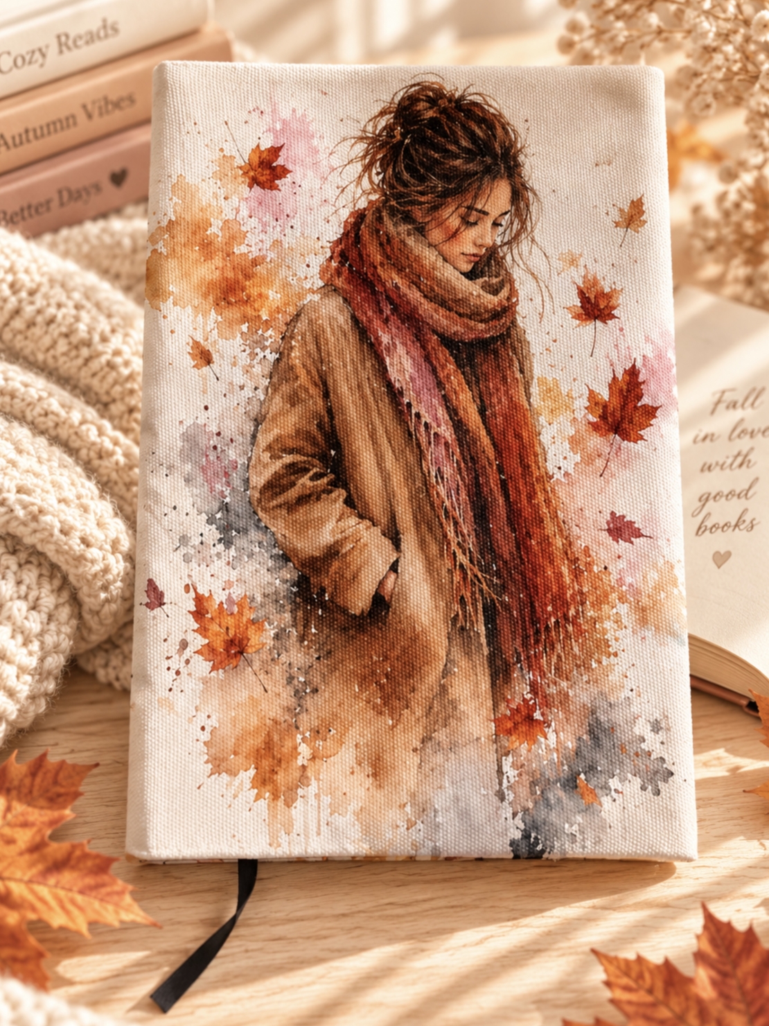 Подвързия за книга цветя и книги 