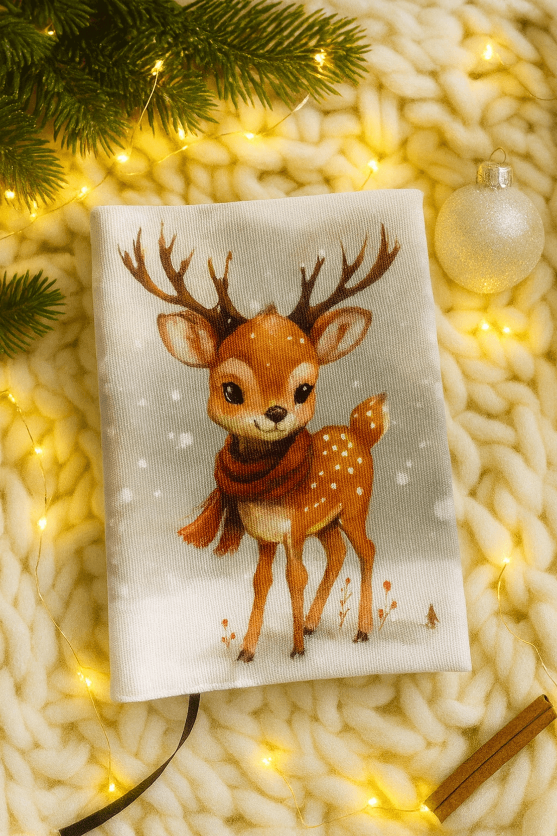 Коледна подвързия за книга с възможност за персонализация