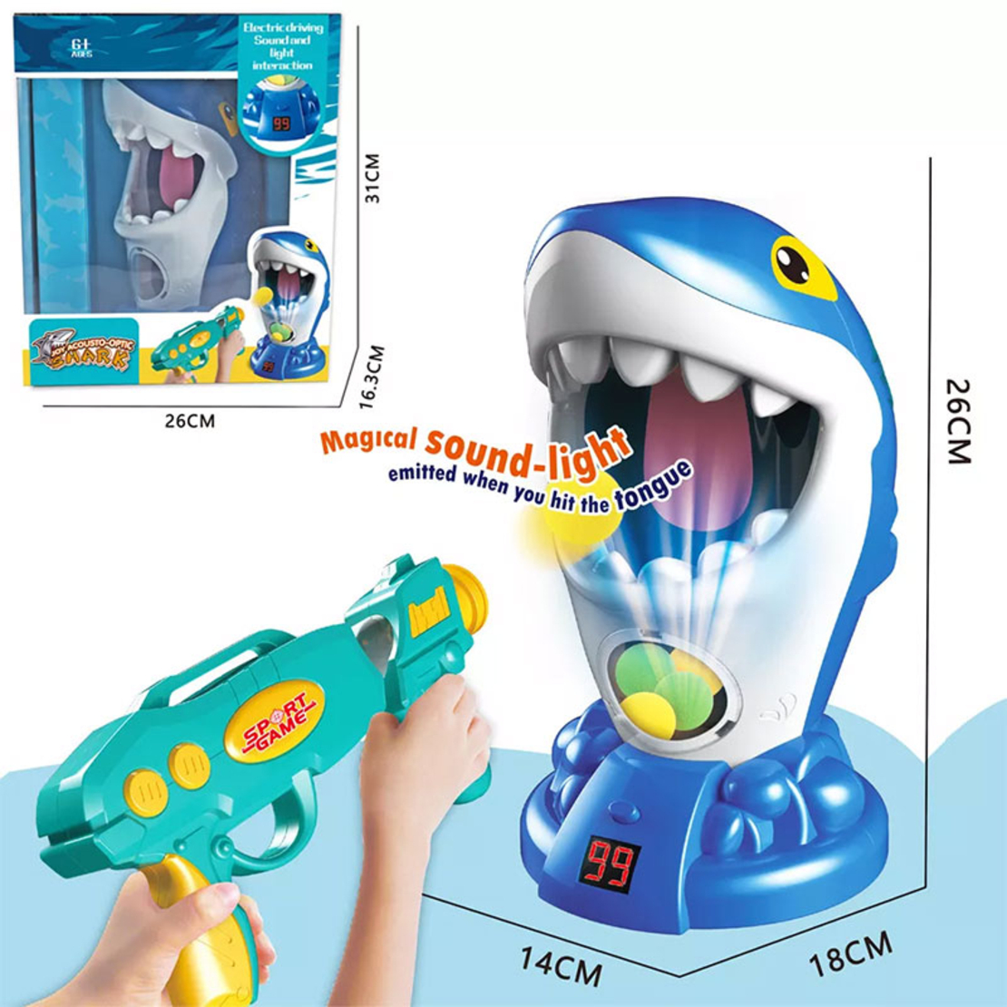 Интерактивна игра Raya Toys Уцели акулата
