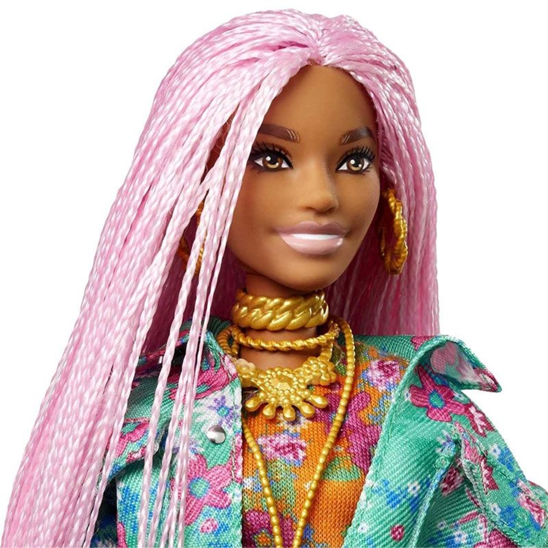 Кукла Mattel Barbie Extra 10 с розови плитки и домашен любимец