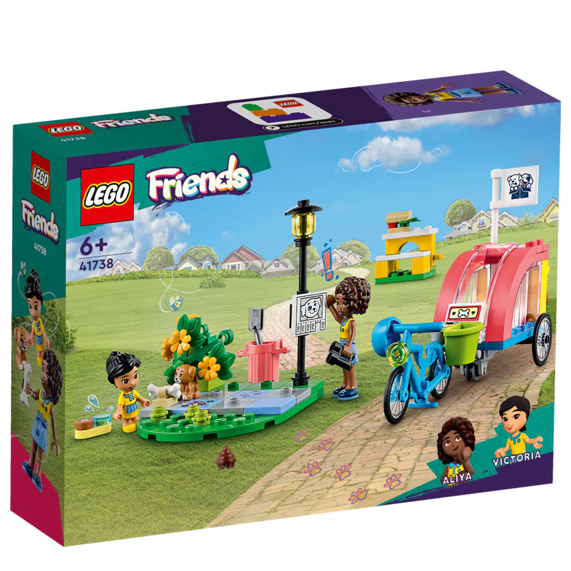 LEGO® Friends Велосипед за спасяване на кучета 41738