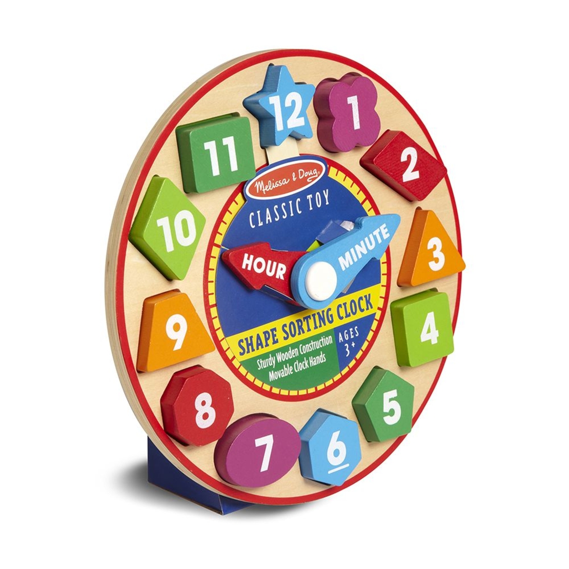 Дървен часовник сортер Melissa and Doug 18593