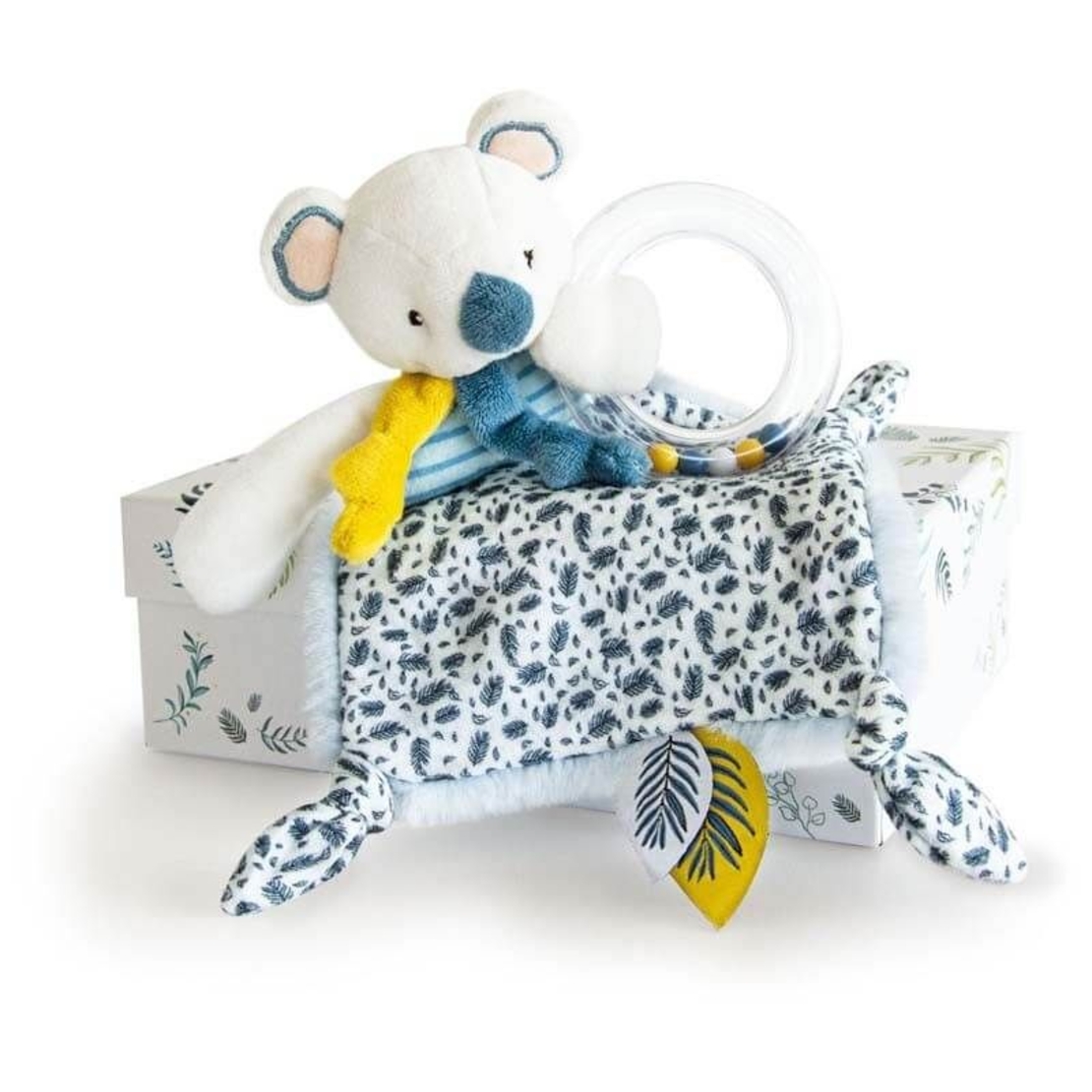 Плюшена играчка за гушкане Doudou коала с дрънкалка 22 см, DC3666