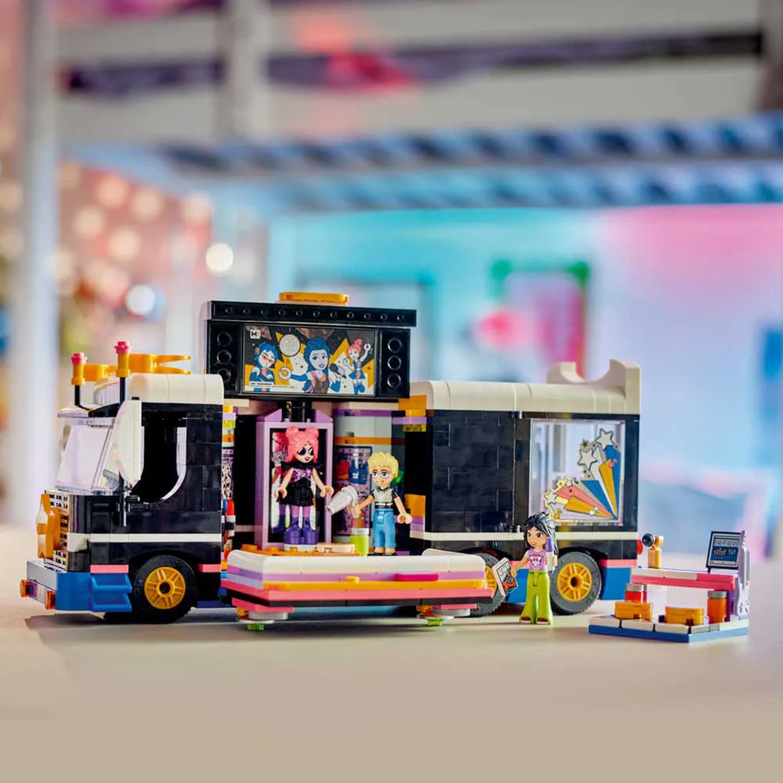 LEGO® Friends Бус за турне на поп звезди 42619